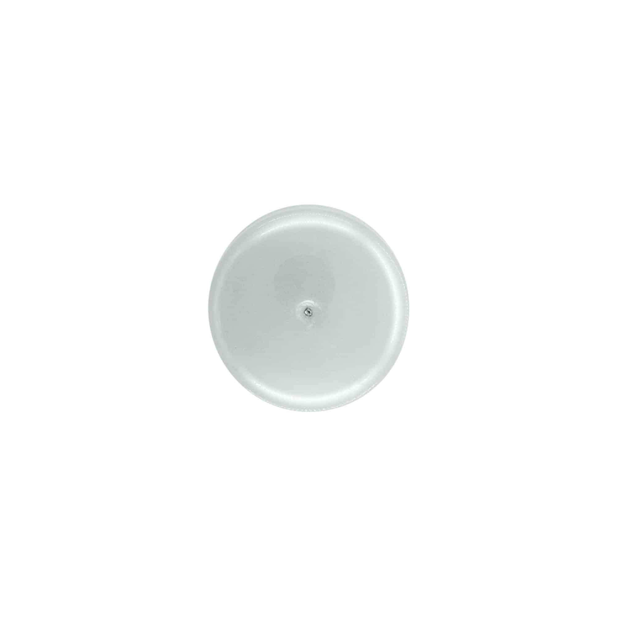 Schroefdop met spuitinzet, PP-kunststof, zilver, voor mondstuk: 24/410