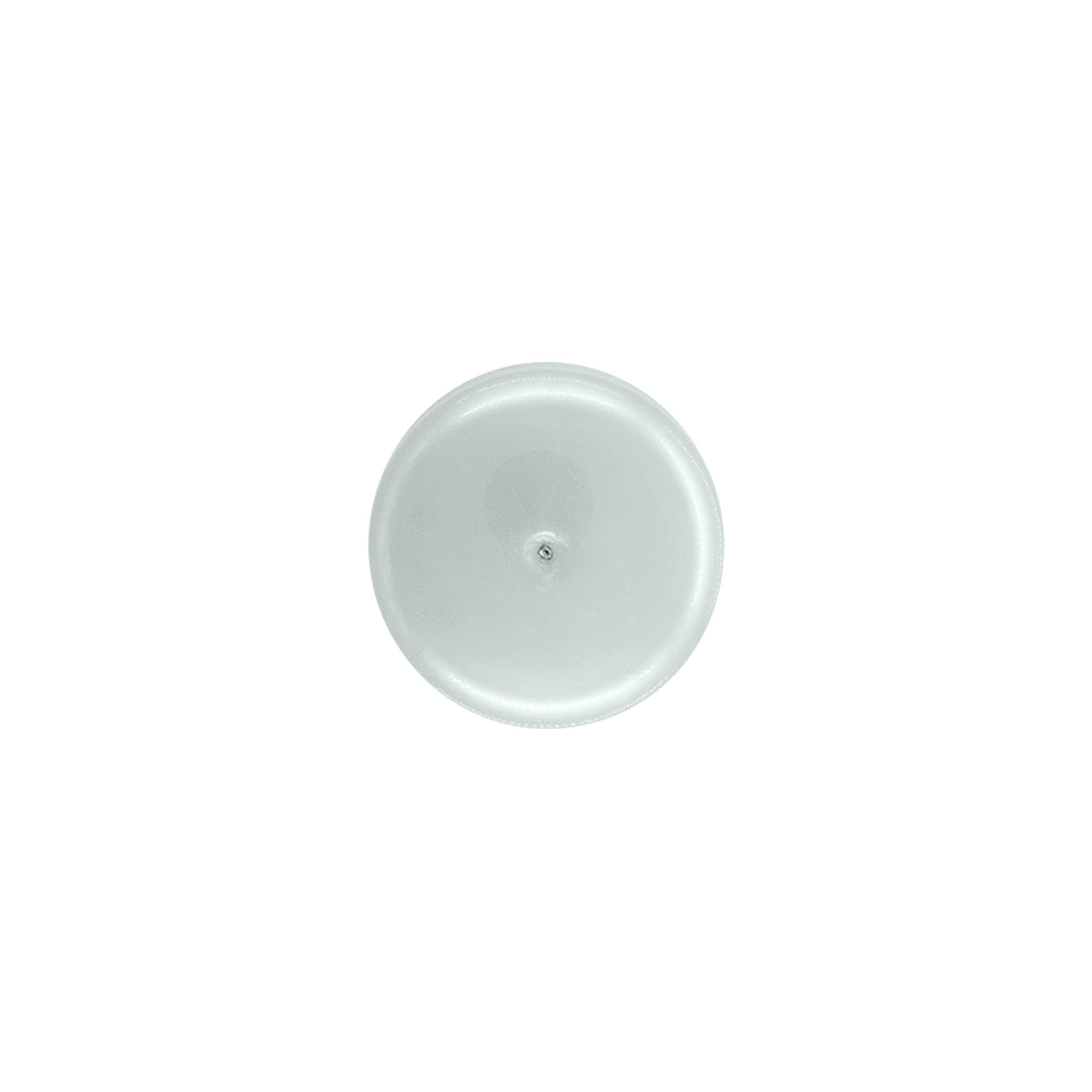 Schroefdop met spuitinzet, PP-kunststof, zilver, voor mondstuk: 24/410
