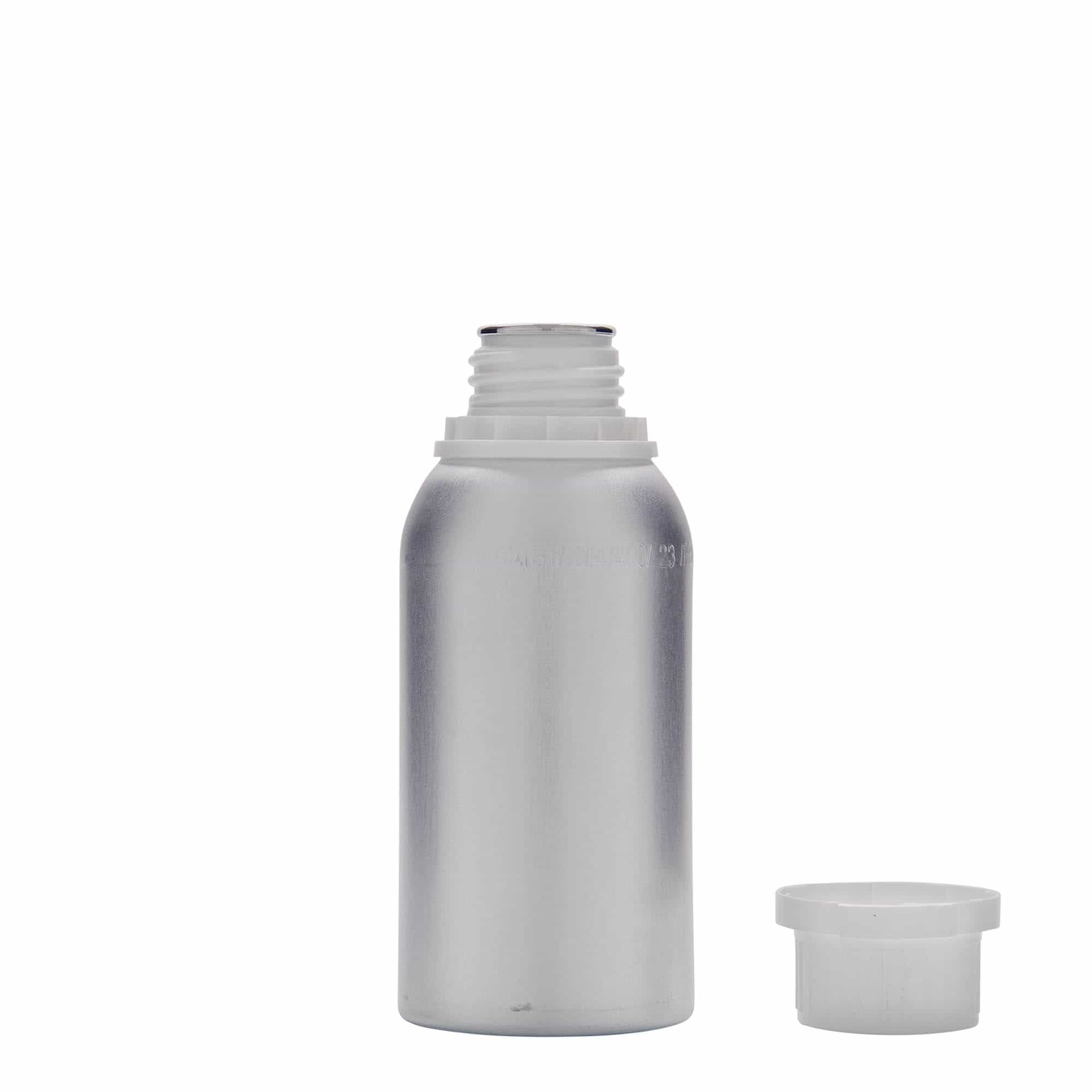 Aluminium fles, 275 ml, metaal, zilver, monding: DIN 32
