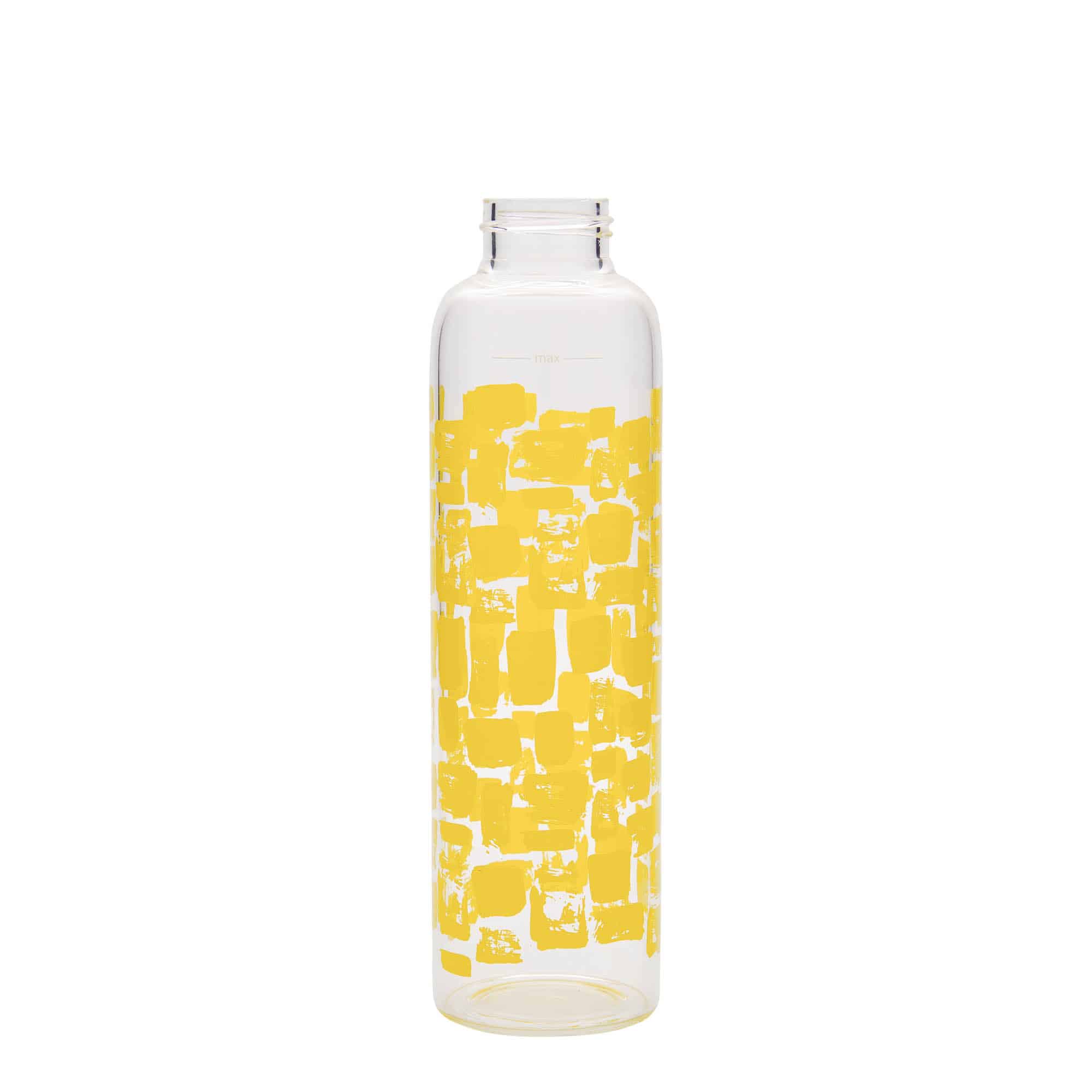 500 ml drinkfles 'Perseus - Gele Rechthoeken', opening: schroefdop