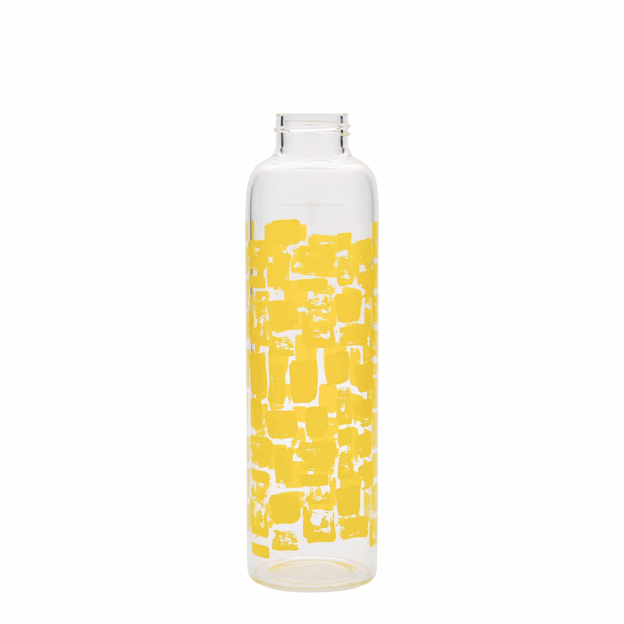 500 ml drinkfles 'Perseus - Gele Rechthoeken', opening: schroefdop