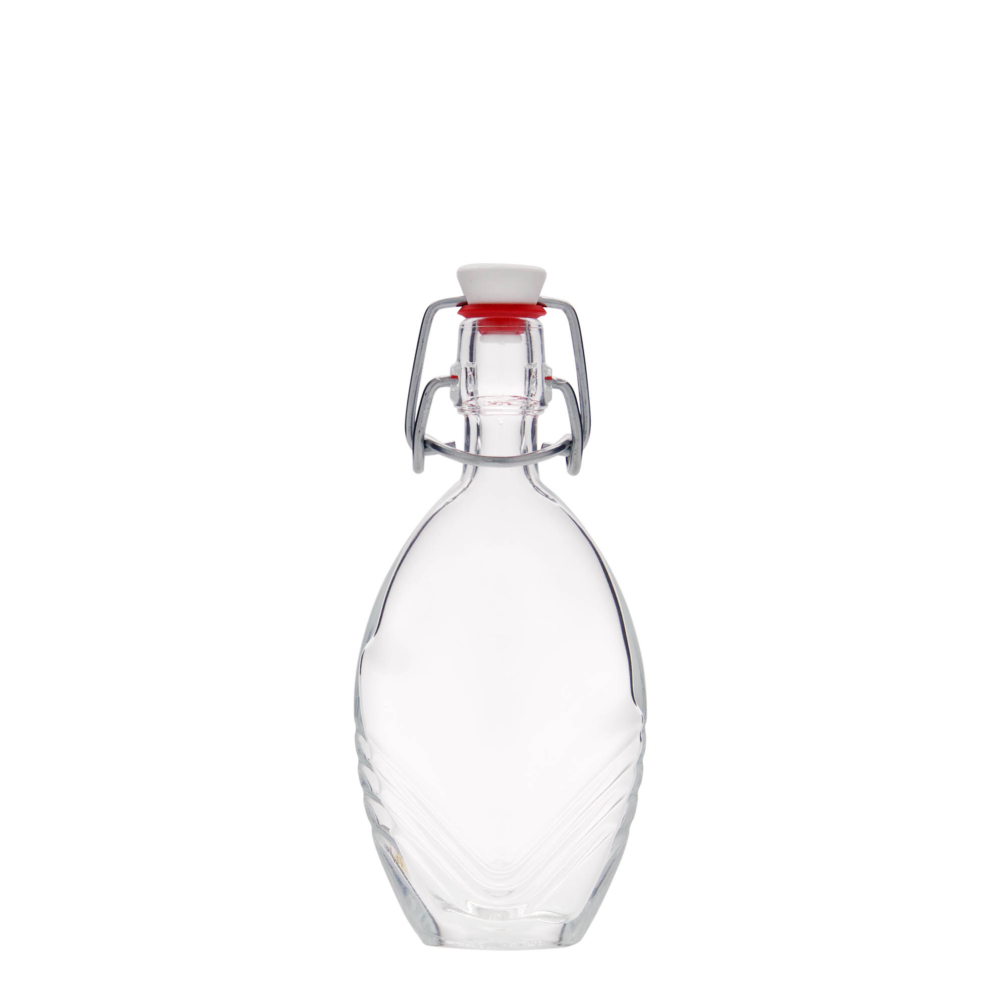 40 ml glazen fles 'Florence', ovaal, opening: beugelverschluss 40 ml glazen fles 'Florence', ovaal, opening: beugelverschluss