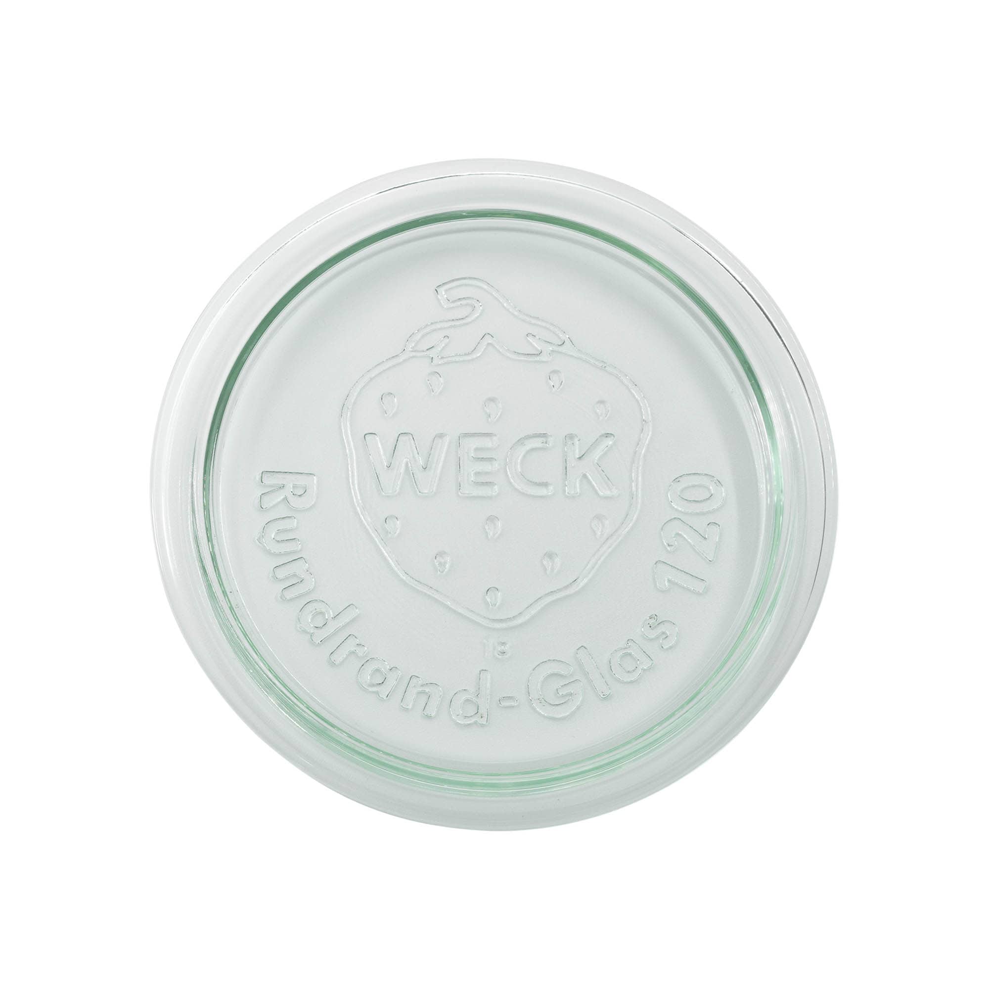 WECK-Glasdeksel Rondrand, voor opening: RR120 WECK-Glasdeksel Rondrand, voor opening: RR120