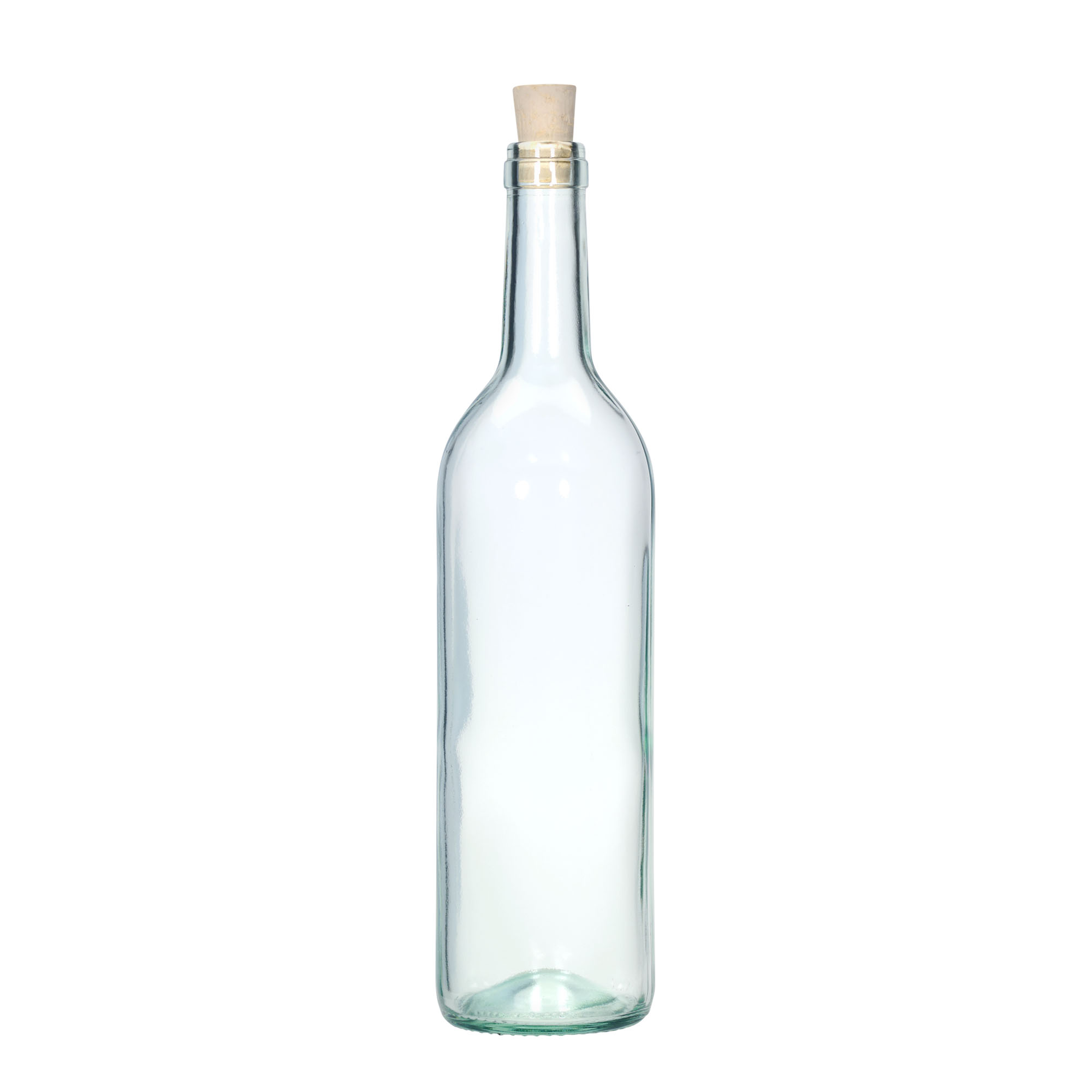 750 ml glazen fles 'Bordeaux Tradition', hals: kurk 750 ml glazen fles 'Bordeaux Tradition', hals: kurk
