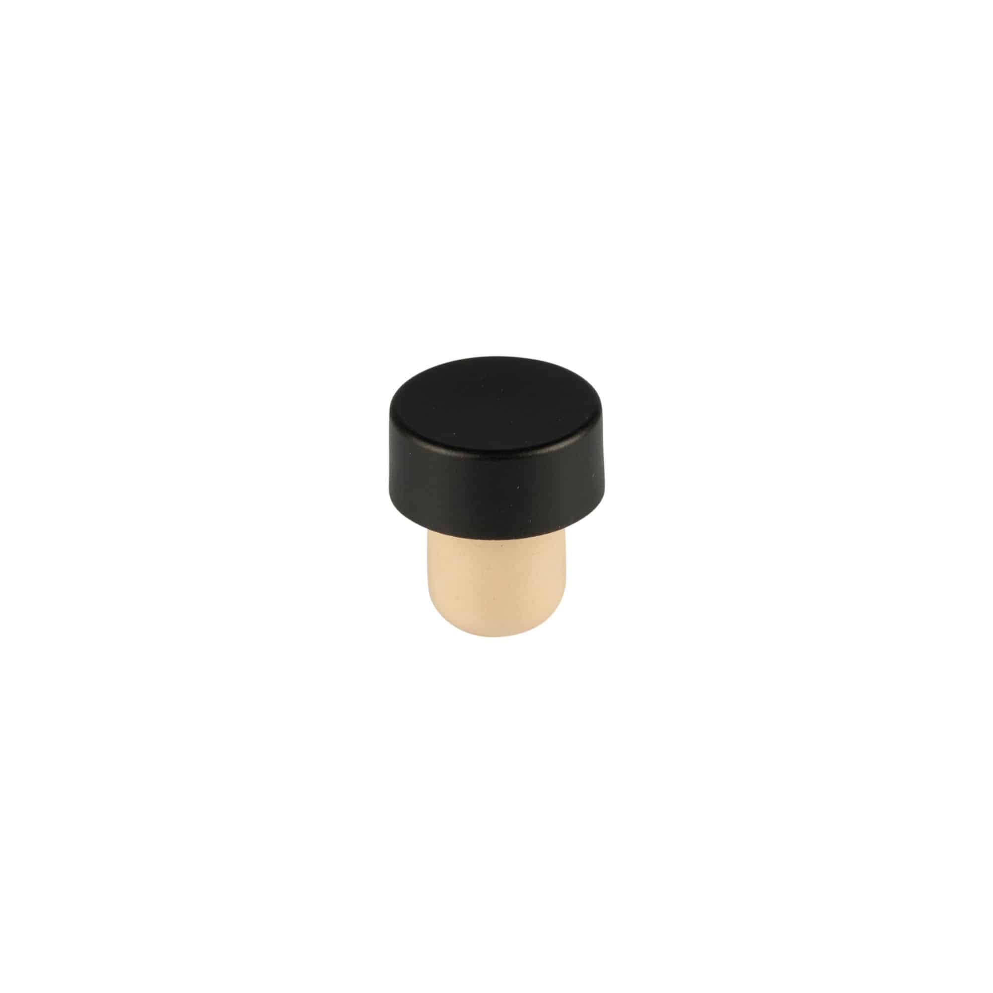 Handgreepstop 11 mm, hout, zwart, voor opening: kurk Handgreepstop 11 mm, hout, zwart, voor opening: kurk