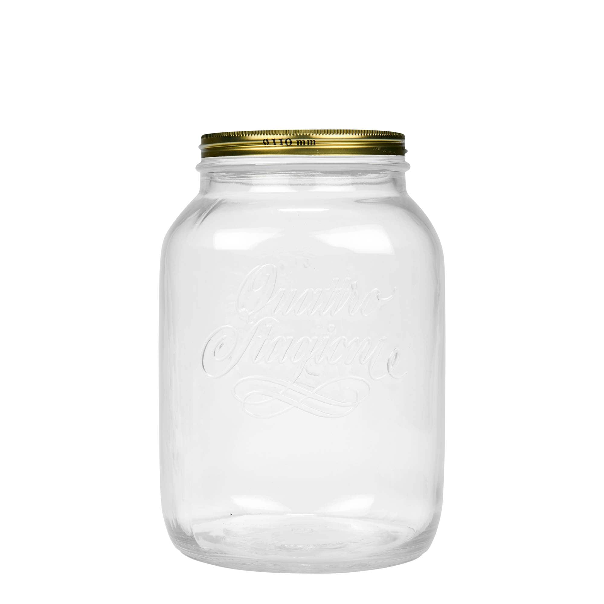 Pot 'Quattro Stagioni', 3000 ml, monding: schroefsluiting Pot 'Quattro Stagioni', 3000 ml, monding: schroefsluiting