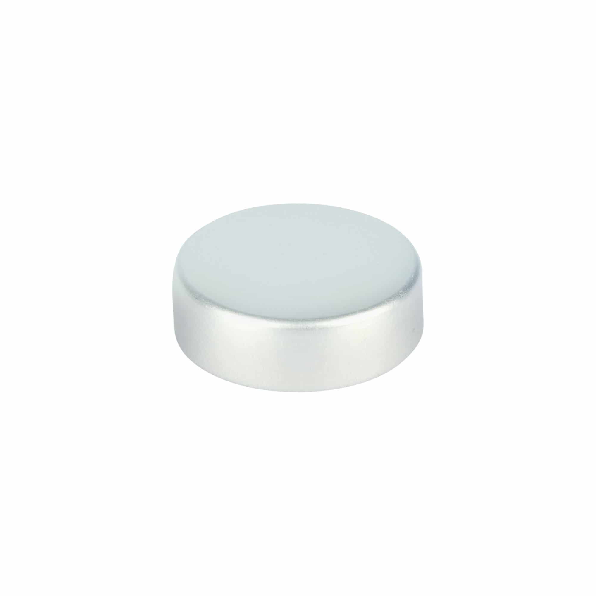 Schroefdop, metaal, zilver, voor opening: GPI 33/400