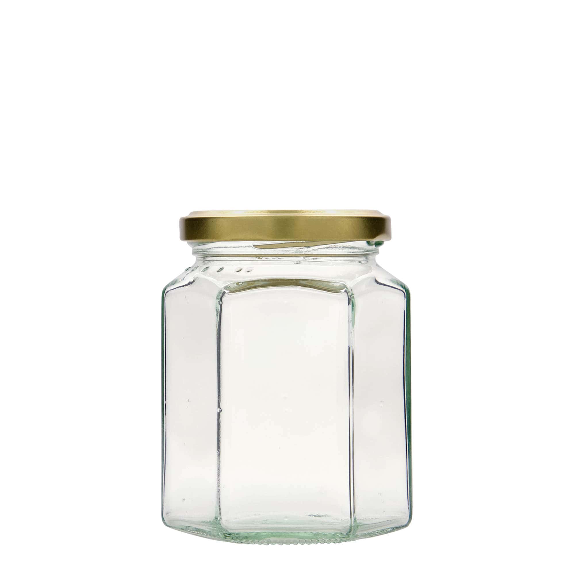 288 ml zeskantglas, opening: twist-off (TO 63)