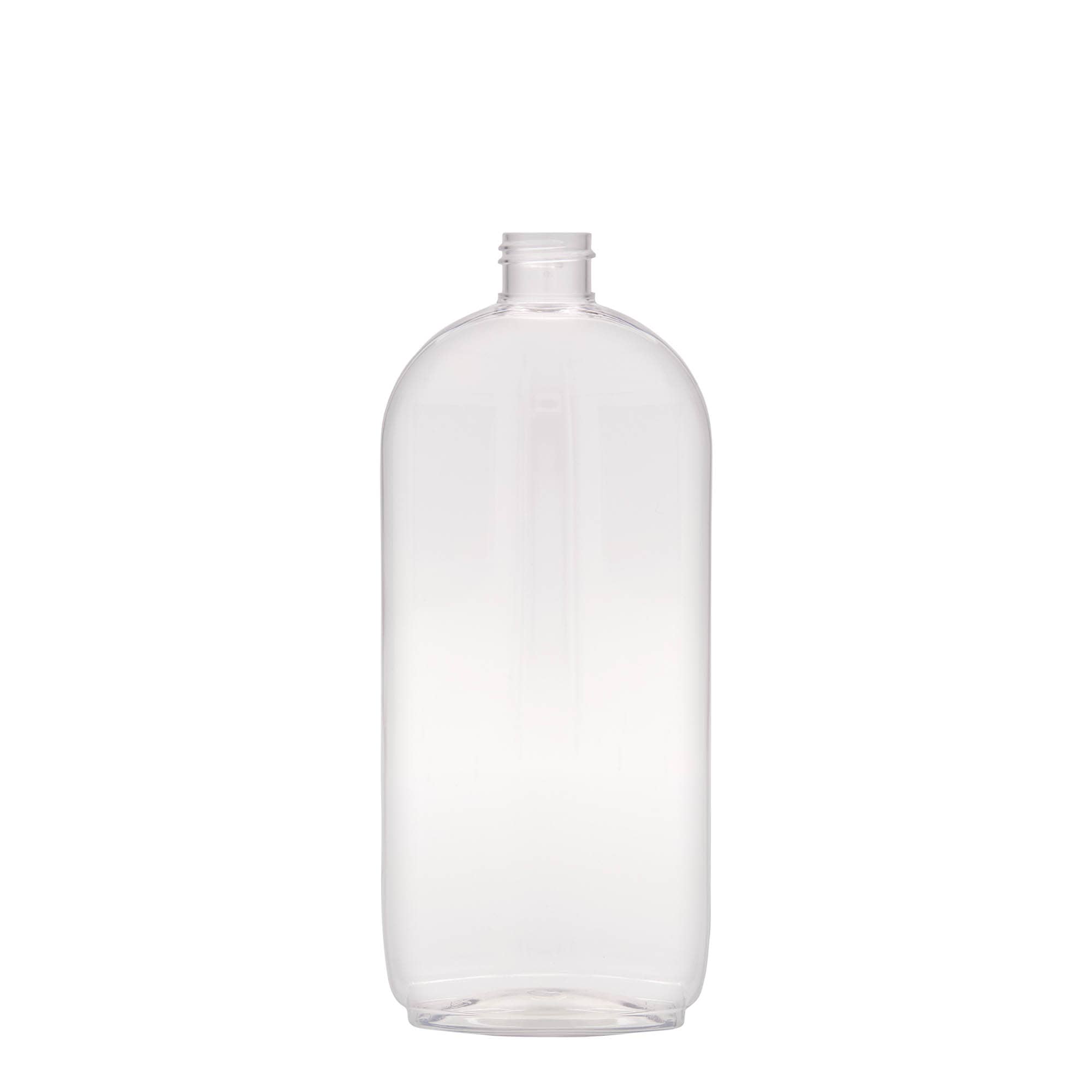 500 ml PET-fles 'Iris', ovaal, kunststof, hals: 24/410 500 ml PET-fles 'Iris', ovaal, kunststof, hals: 24/410