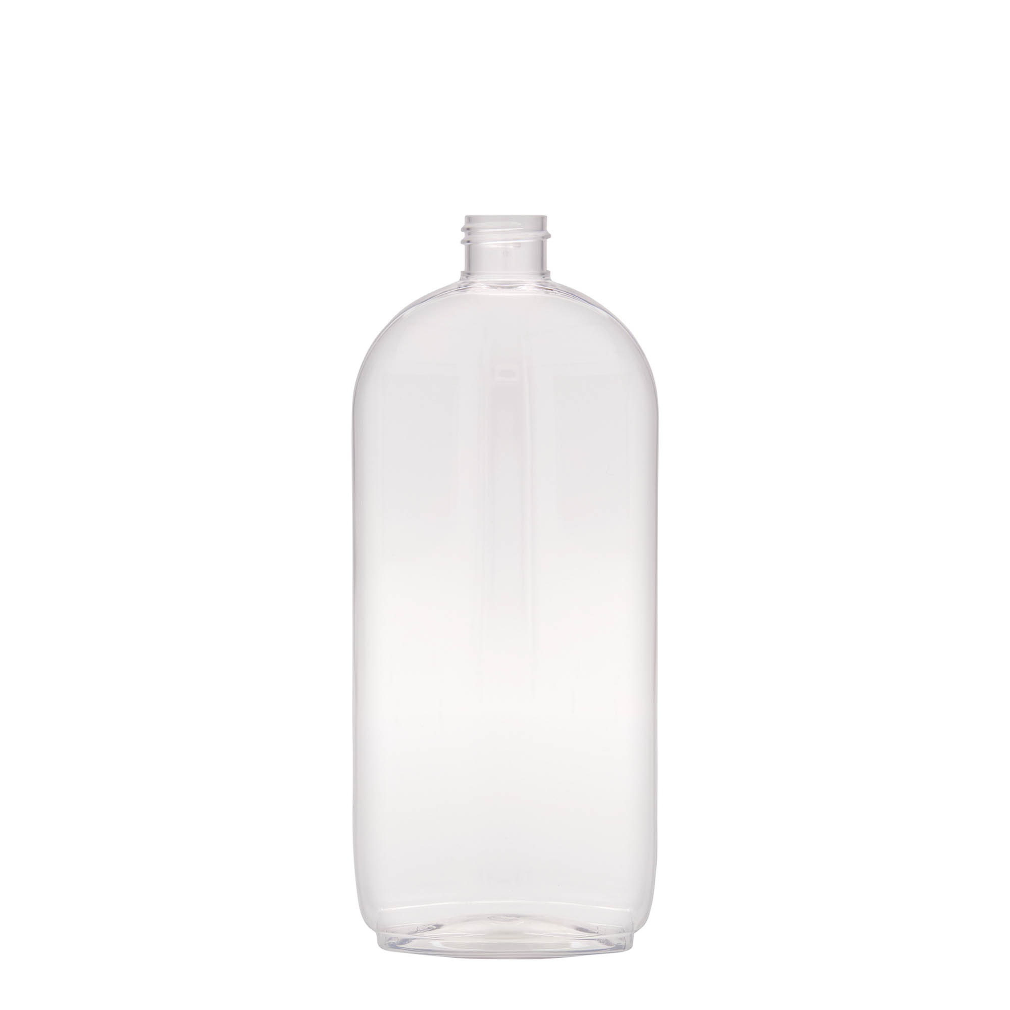 500 ml PET-fles 'Iris', ovaal, kunststof, hals: 24/410 500 ml PET-fles 'Iris', ovaal, kunststof, hals: 24/410