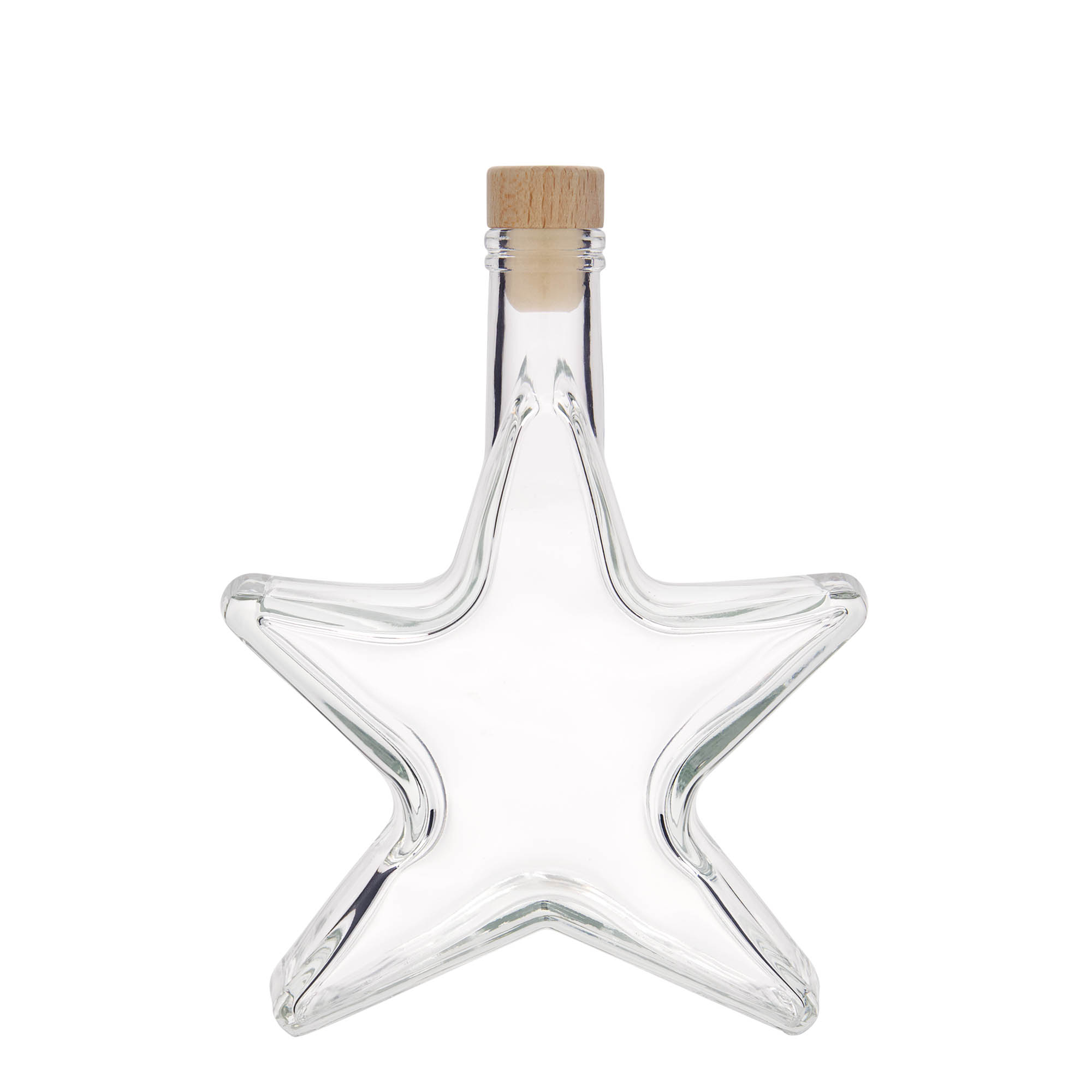 350 ml glazen fles 'Stern', monding: kurk 350 ml glazen fles 'Stern', monding: kurk