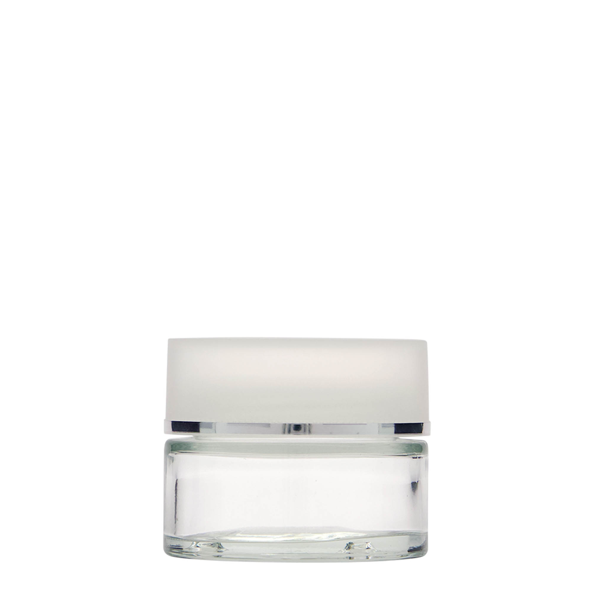 50 ml potje 'Clear Edition', glas, opening: schroefdop