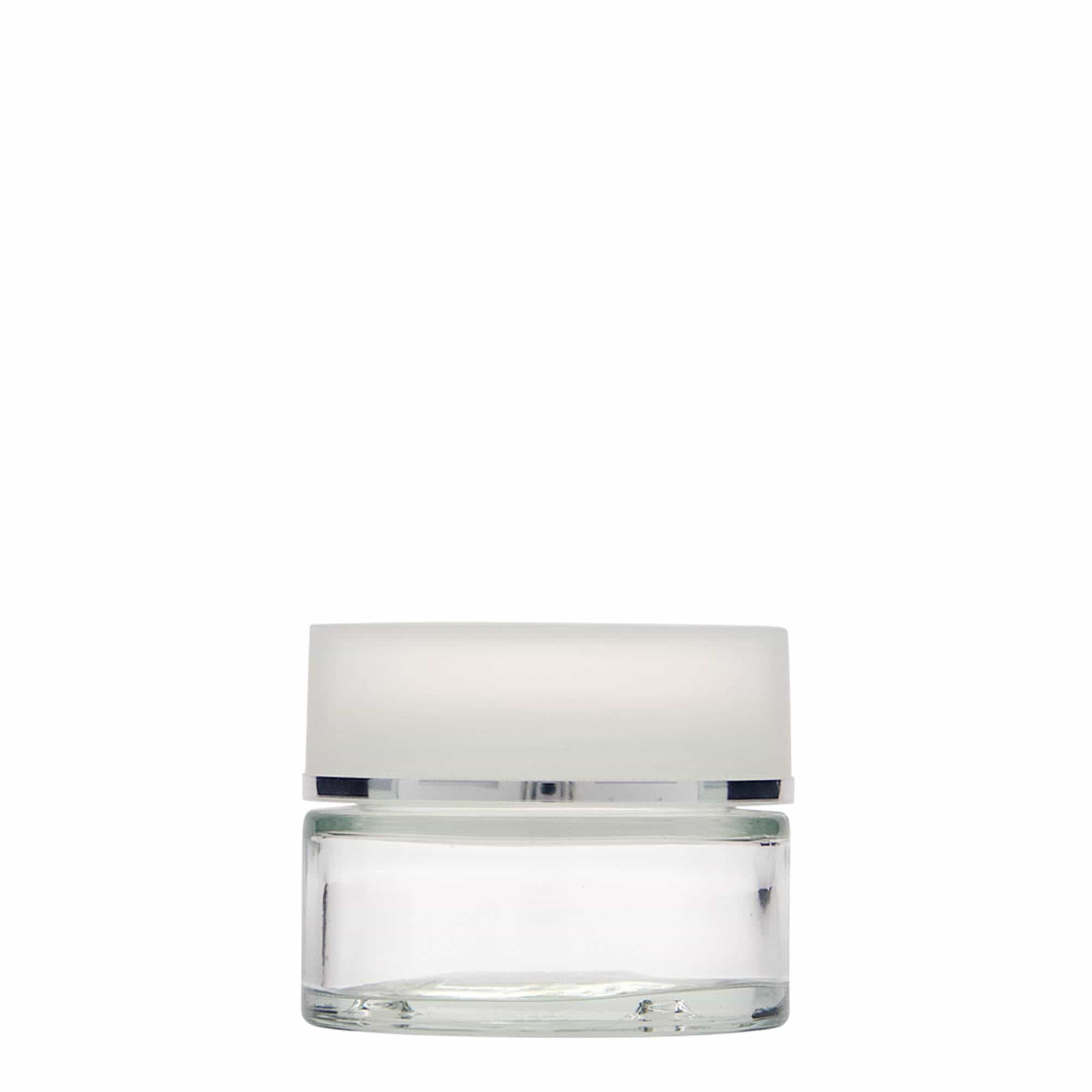 50 ml potje 'Clear Edition', glas, opening: schroefdop