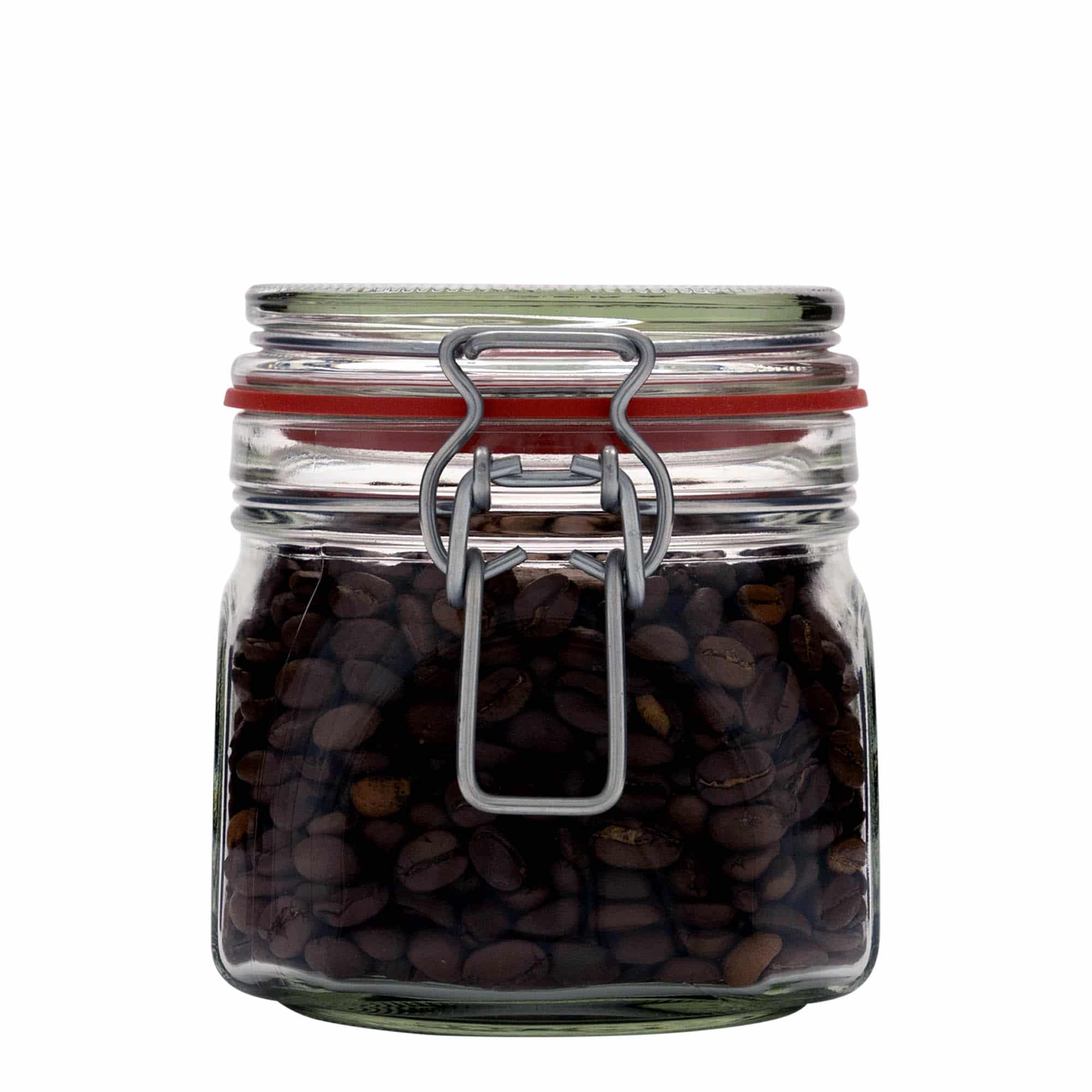 630 ml beugelfles, vierkant, opening: beugelsluiting