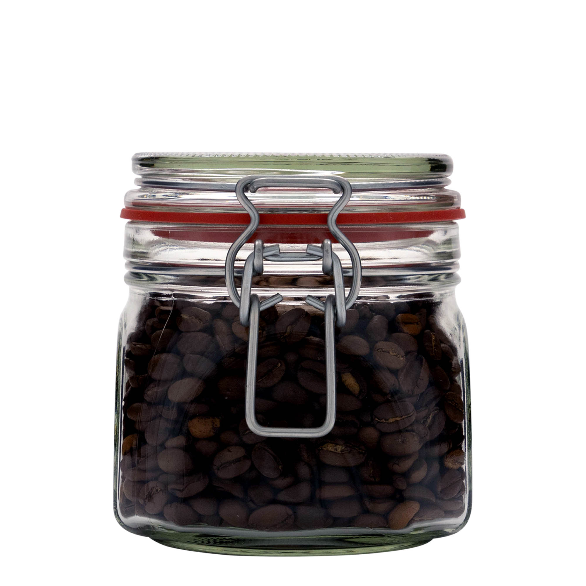 630 ml beugelfles, vierkant, opening: beugelsluiting