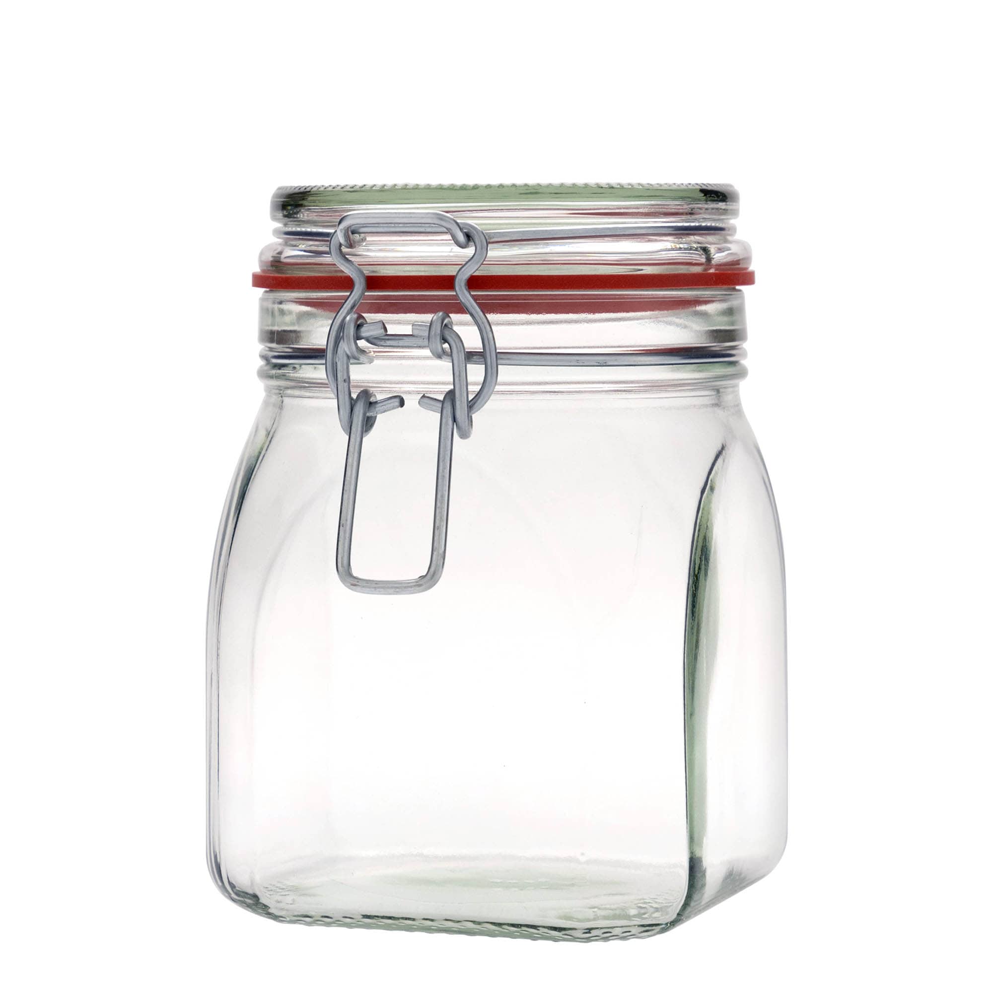 900 ml beugelfles, vierkant, opening: beugelsluiting