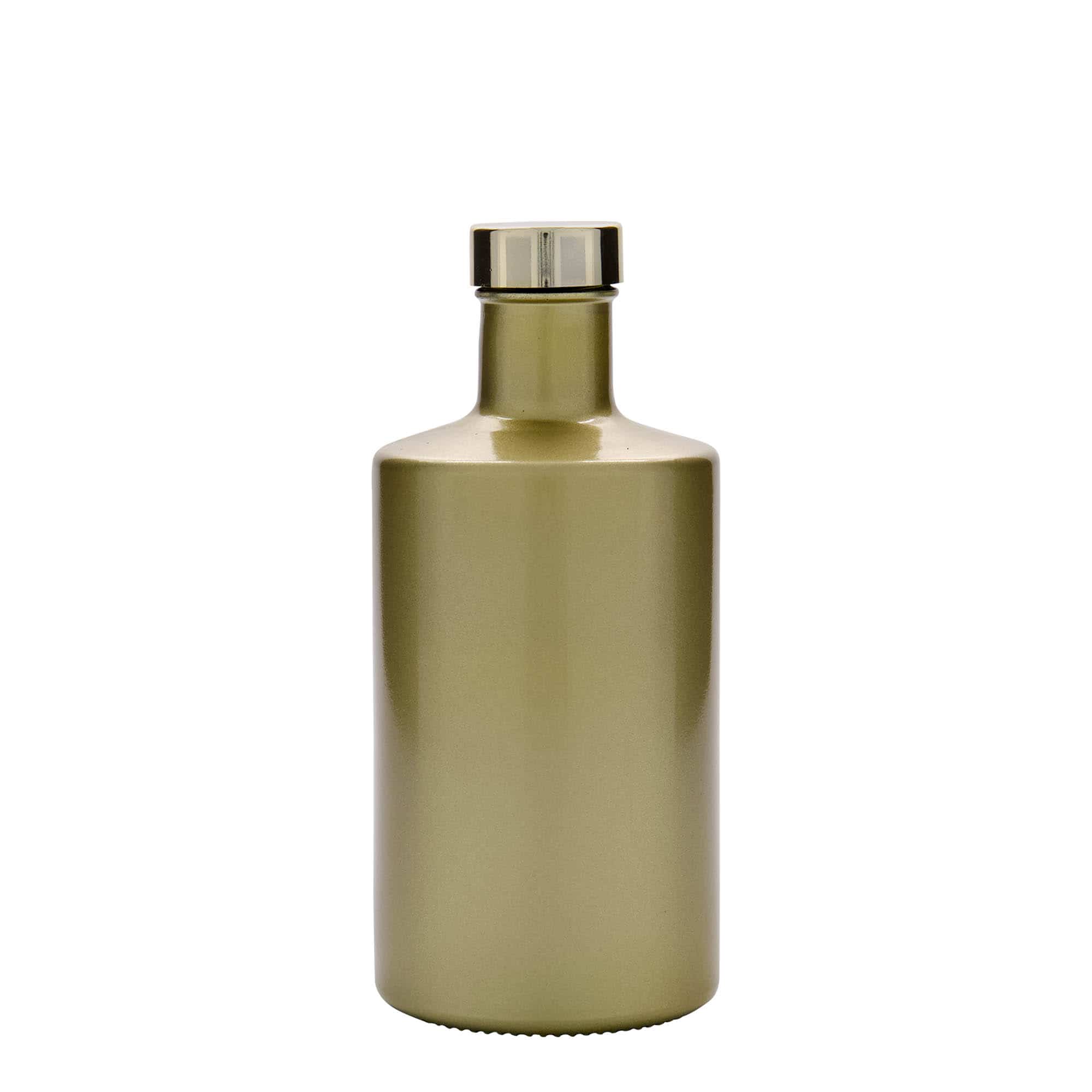 500 ml glazen fles 'Caroline', goud, opening: GPI 33