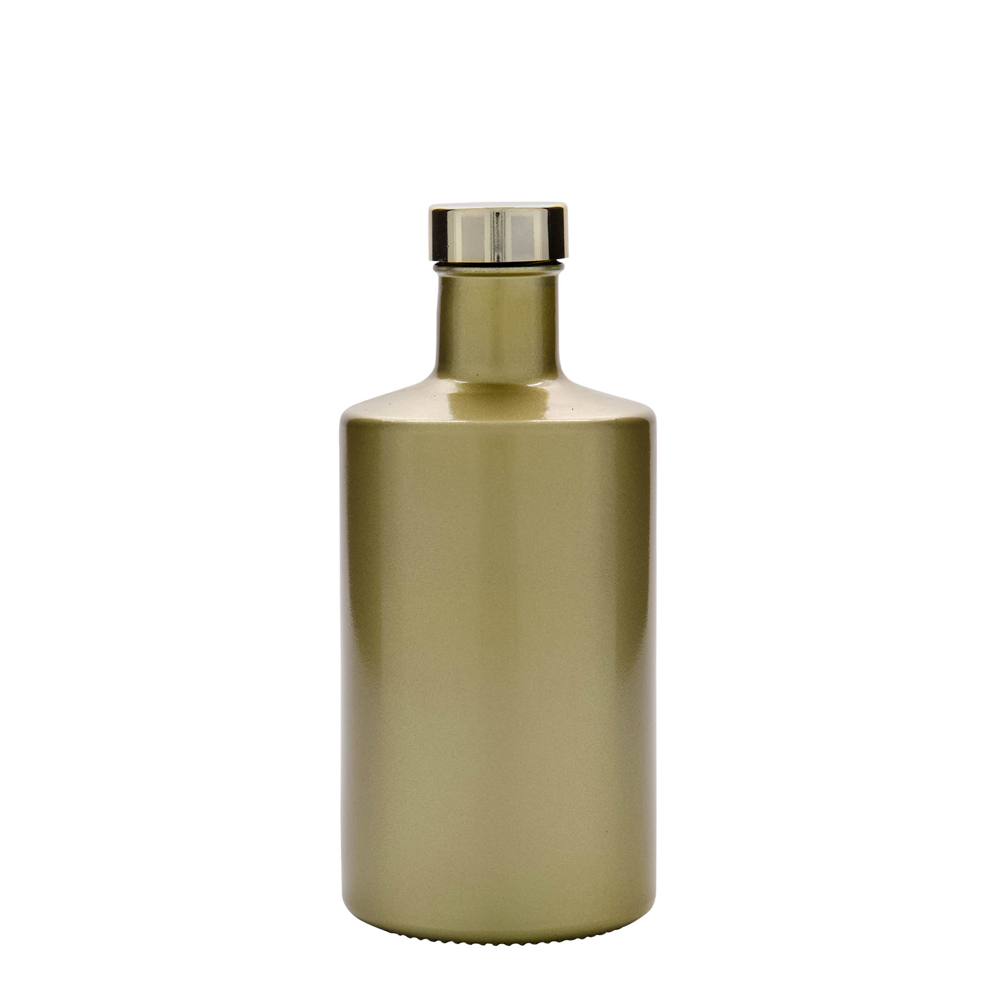500 ml glazen fles 'Caroline', goud, opening: GPI 33