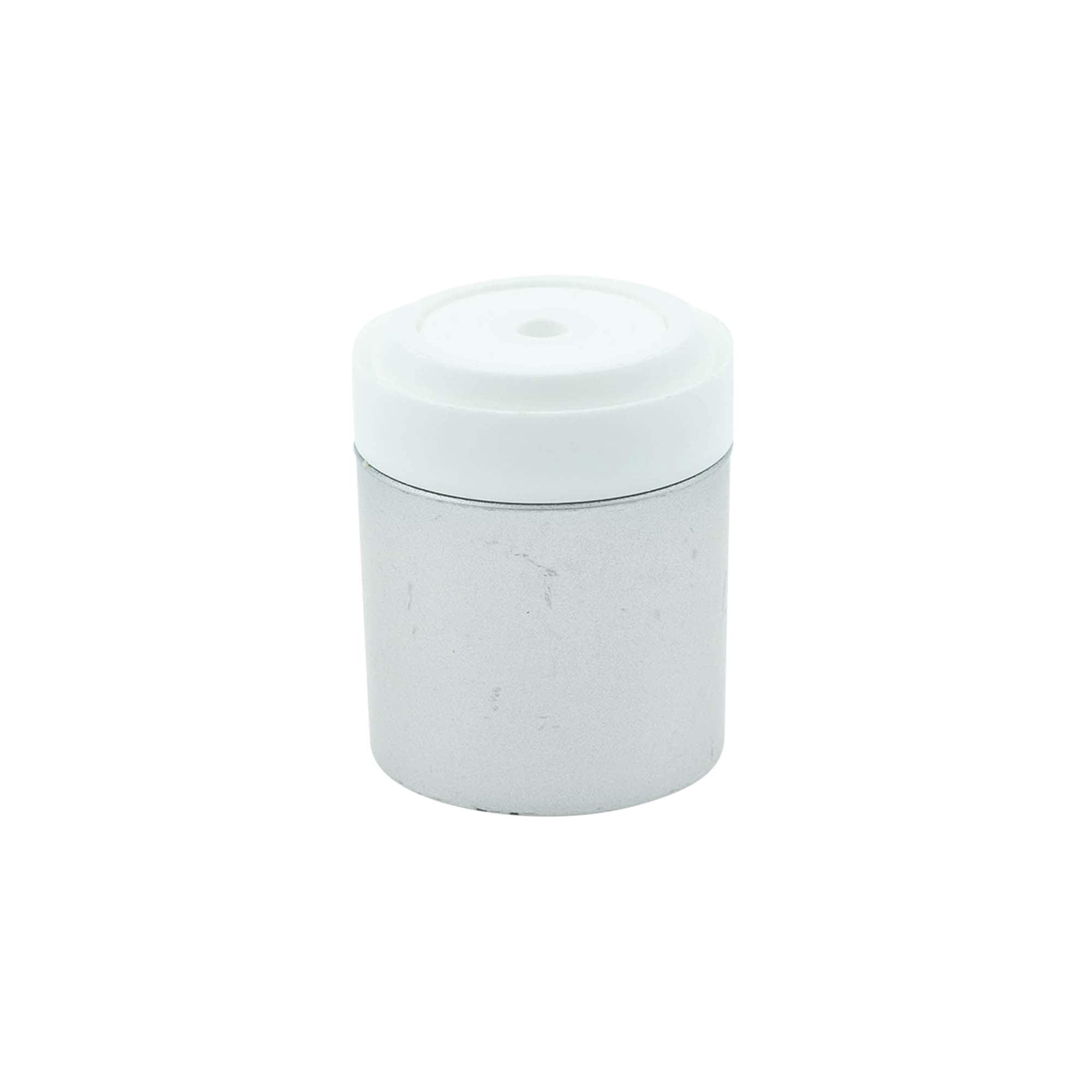 Airless Dispenser Pompkop 'Micro', PP-kunststof, zilver