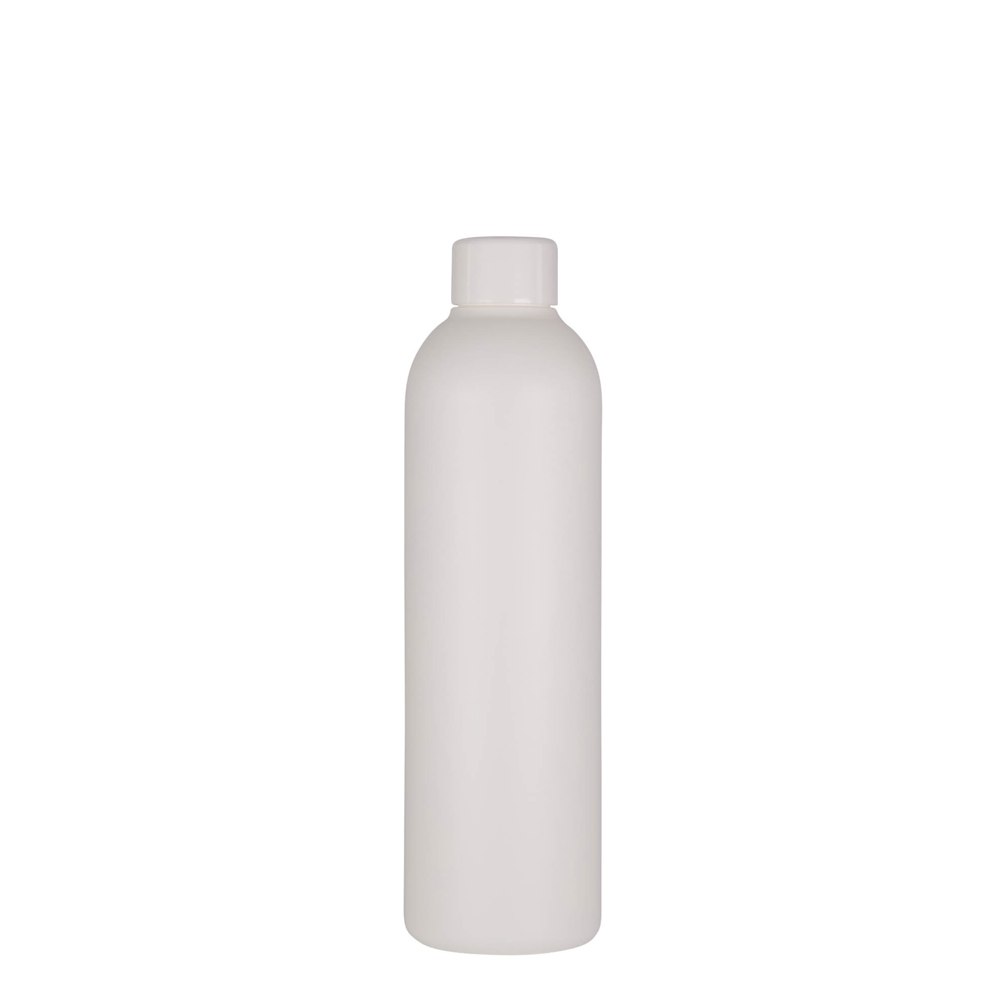 250 ml kunststoffles 'Tuffy', HDPE, wit, opening: 24/410