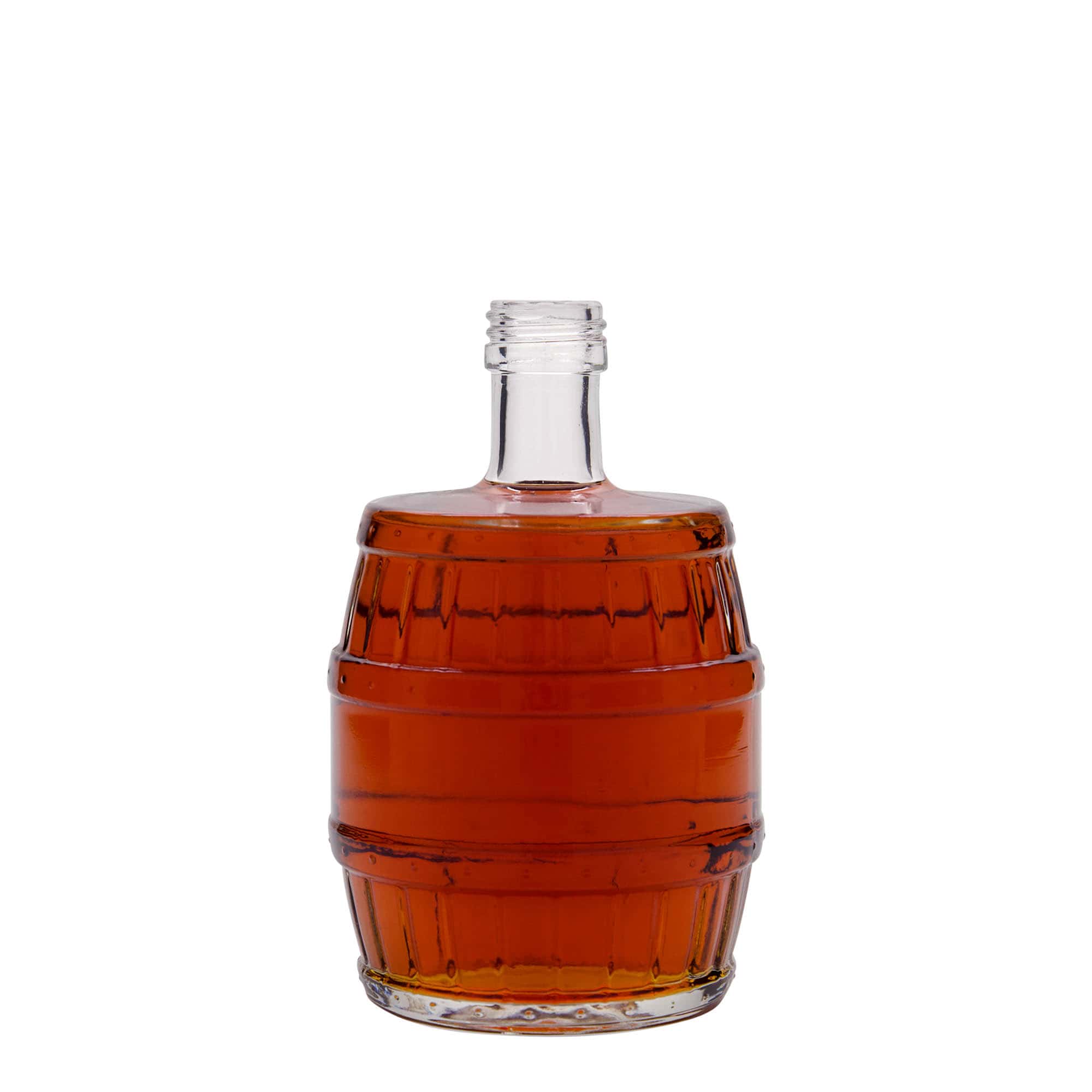 500 ml glazen fles 'vat', opening: PP 28 500 ml glazen fles 'vat', opening: PP 28