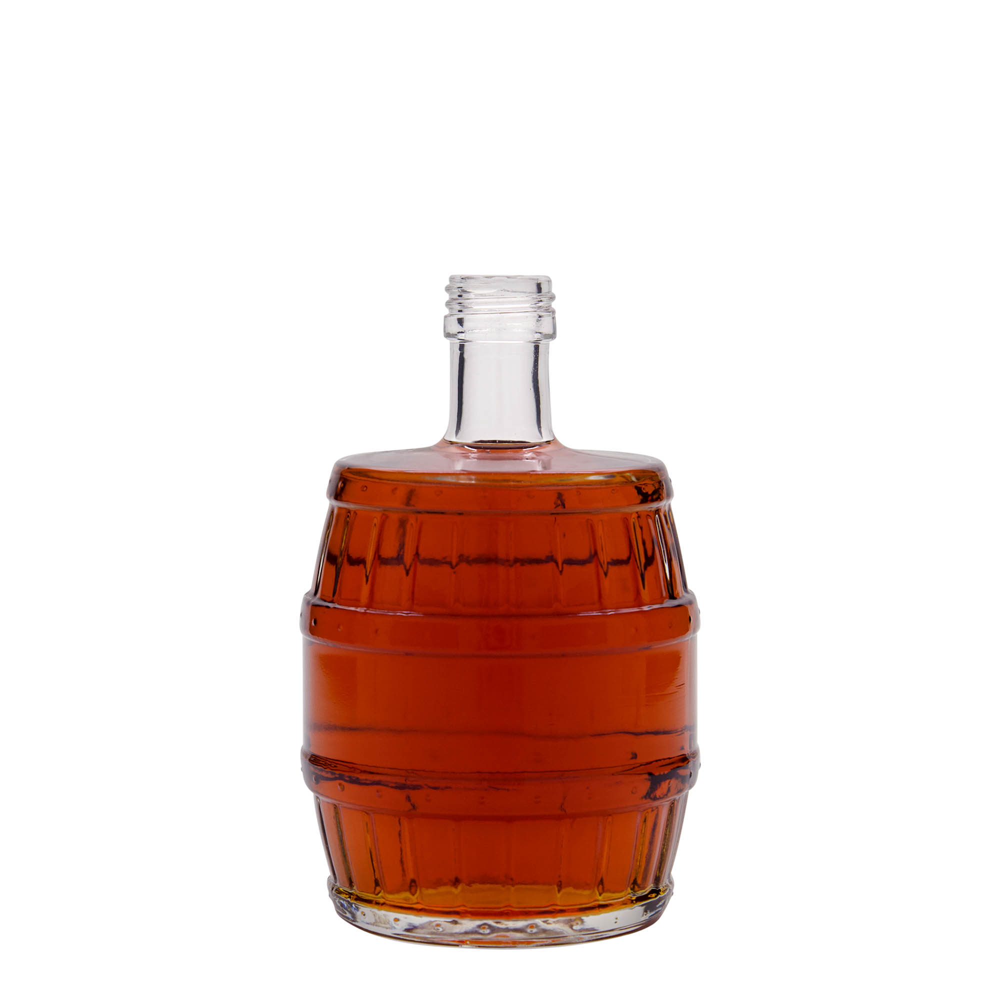 500 ml glazen fles 'vat', opening: PP 28 500 ml glazen fles 'vat', opening: PP 28