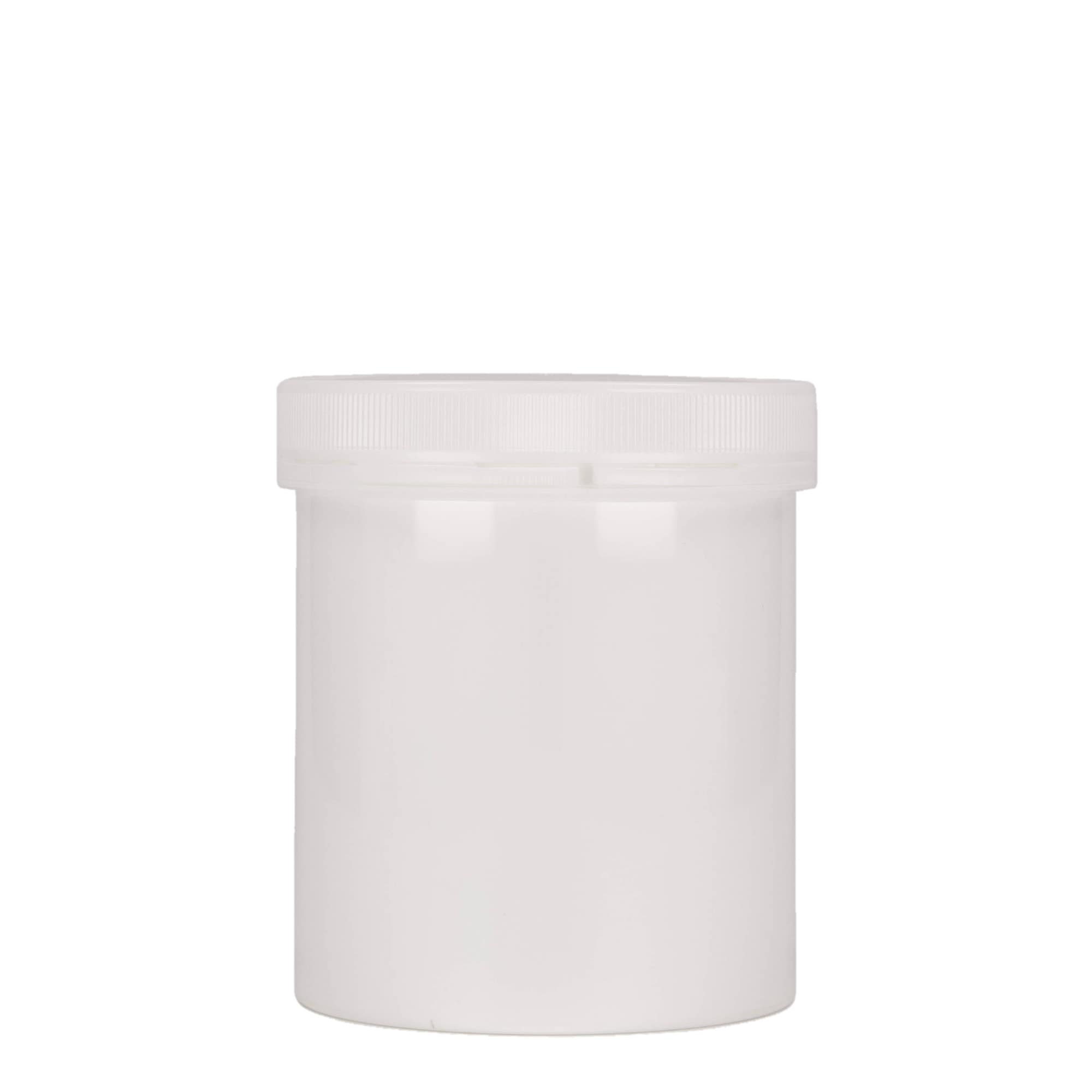 500 ml kunststofbus 'Securilock', PP, wit, opening: schroefdop