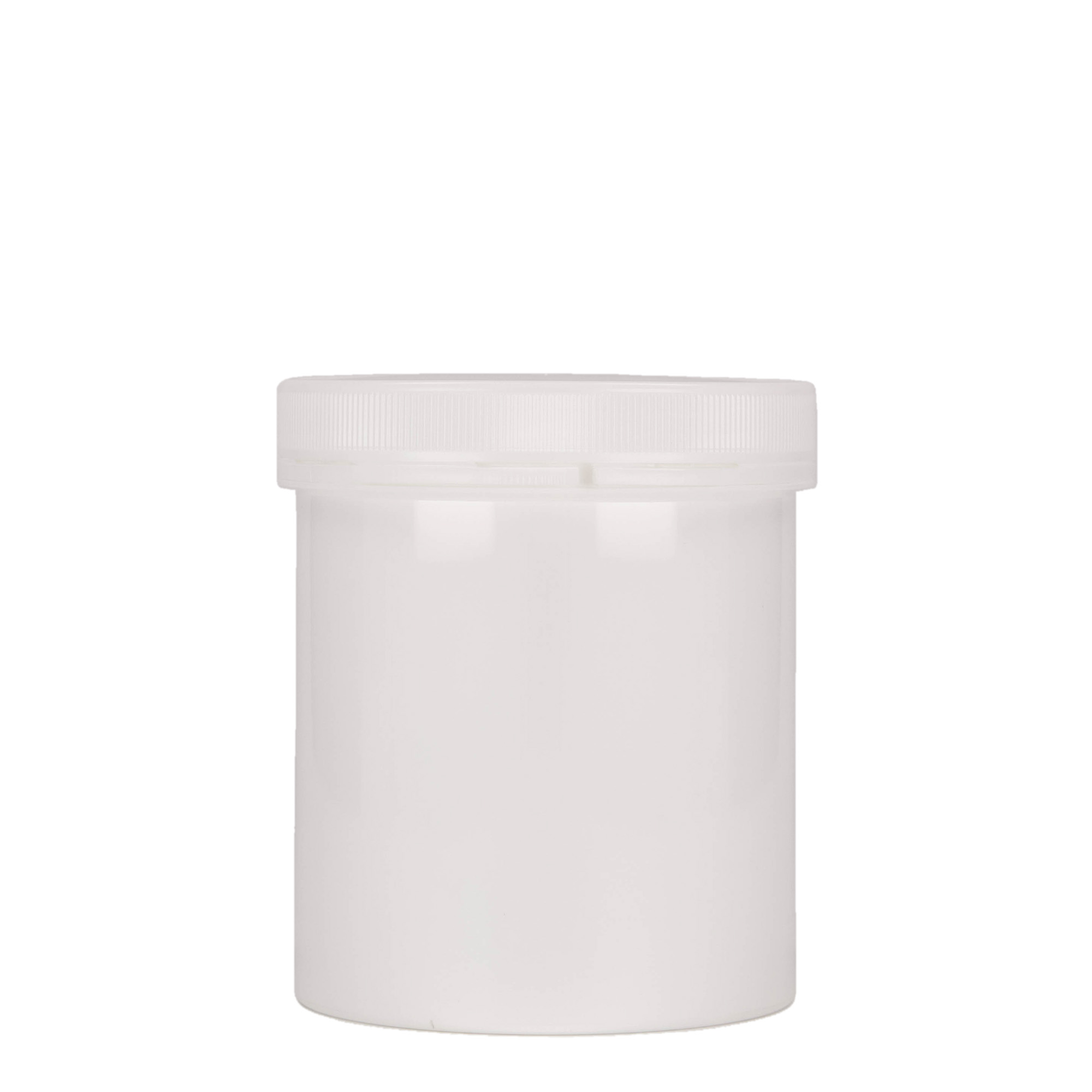 500 ml kunststofbus 'Securilock', PP, wit, opening: schroefdop