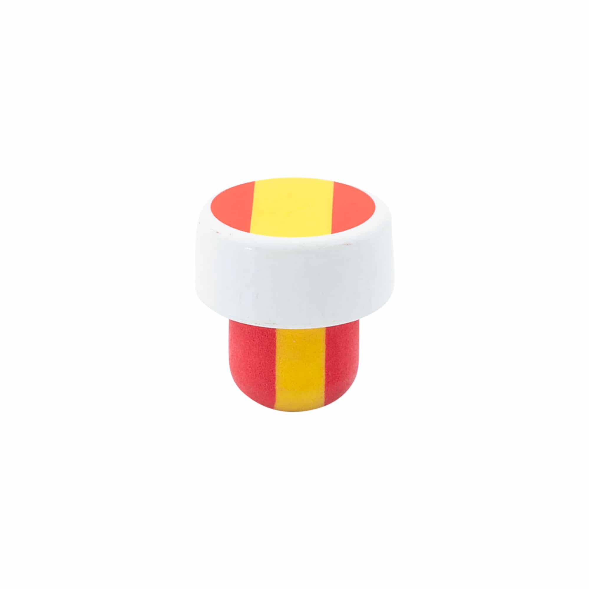 Handgreepkurk 19 mm 'Spanje', kunststof, meerkleurig, voor monding: kurk