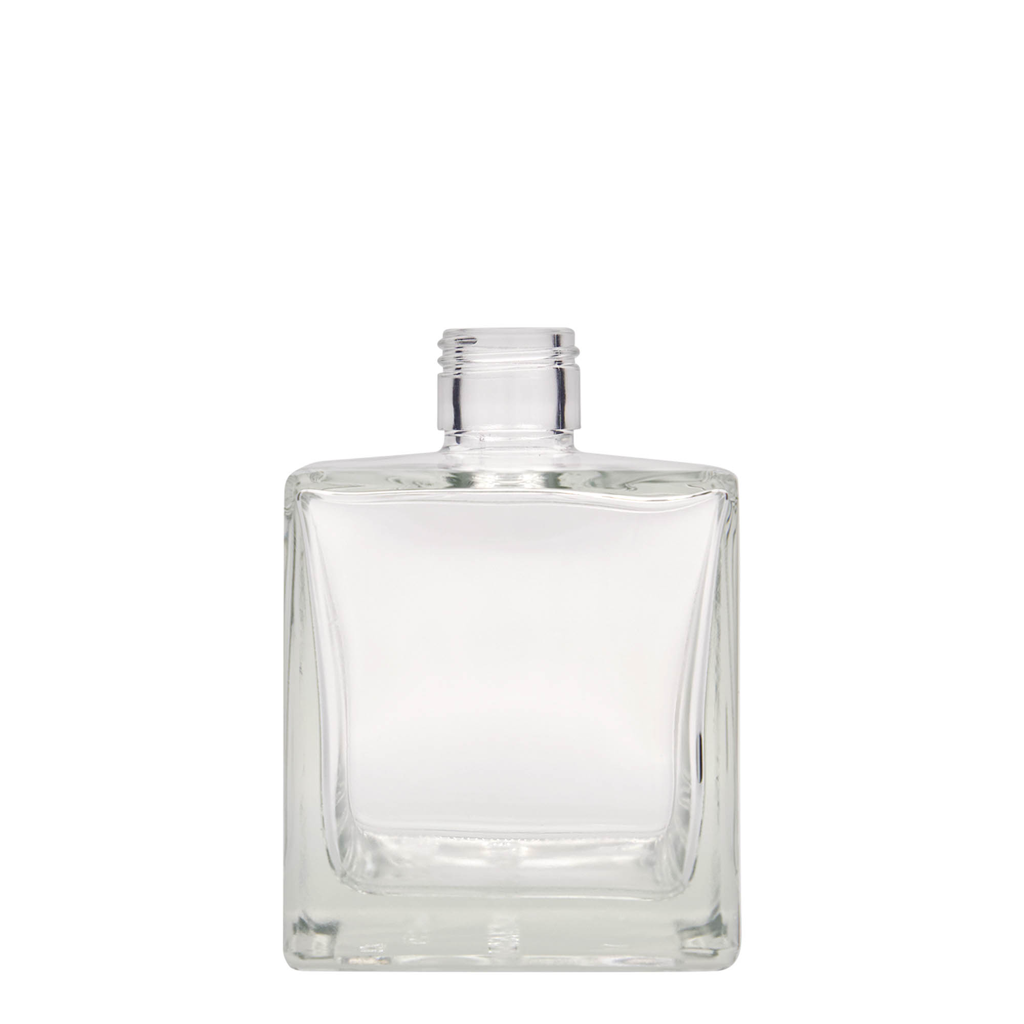 500 ml glazen fles 'Cube', vierkant, monding: PP 31,5 500 ml glazen fles 'Cube', vierkant, monding: PP 31,5