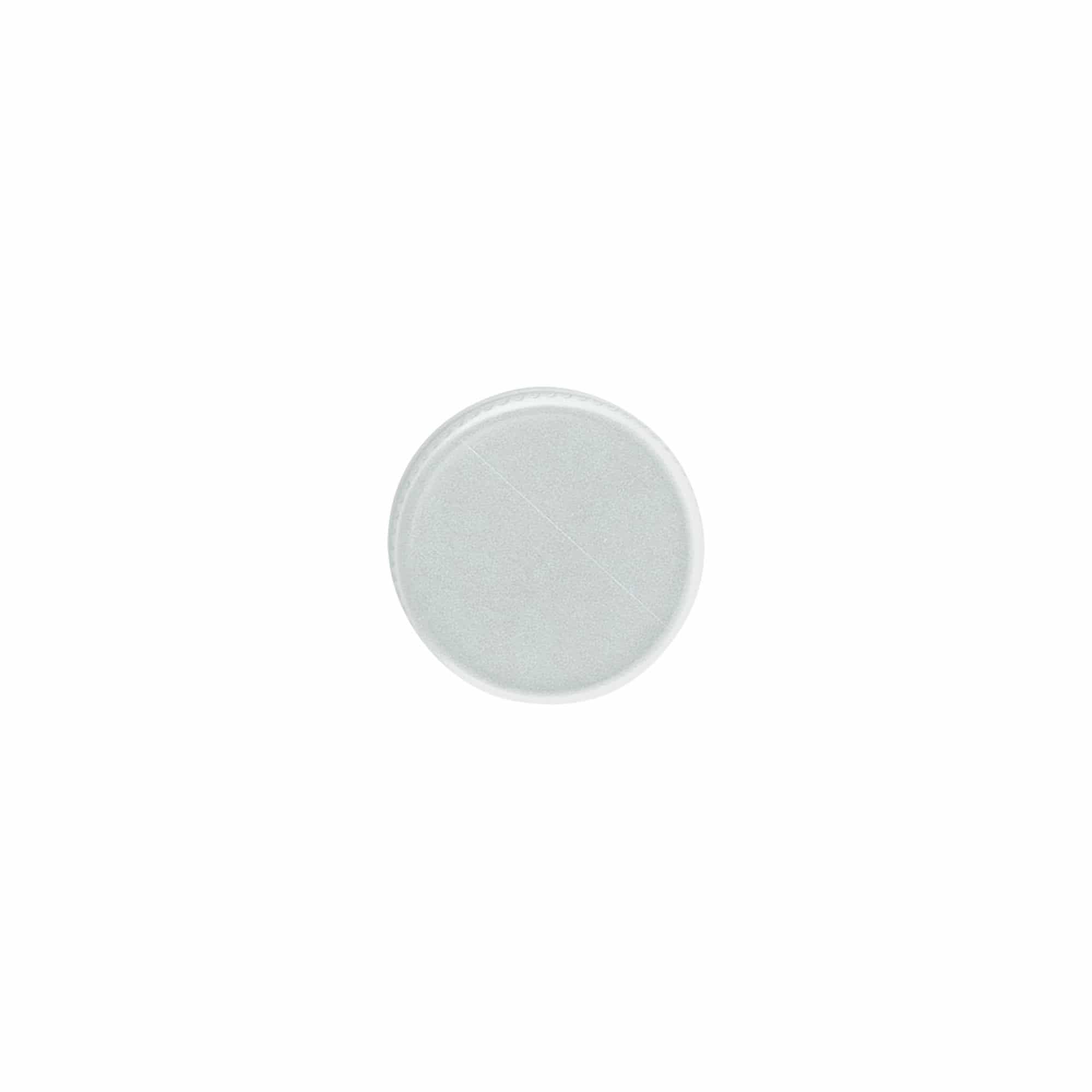 Schroefdop, metaal, zilver, voor monding: PP 24