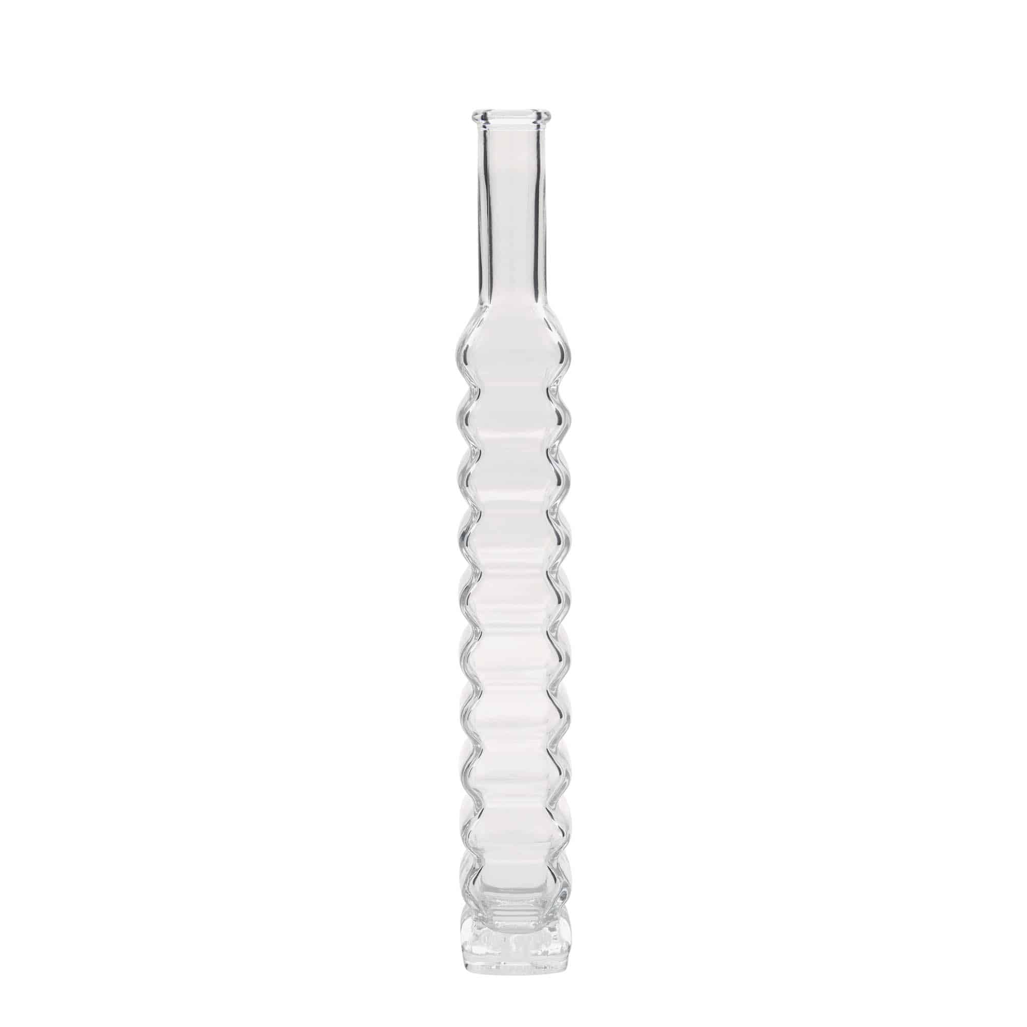 200 ml glazen fles 'Roma, vierkant, opening: kurk' 200 ml glazen fles 'Roma, vierkant, opening: kurk'