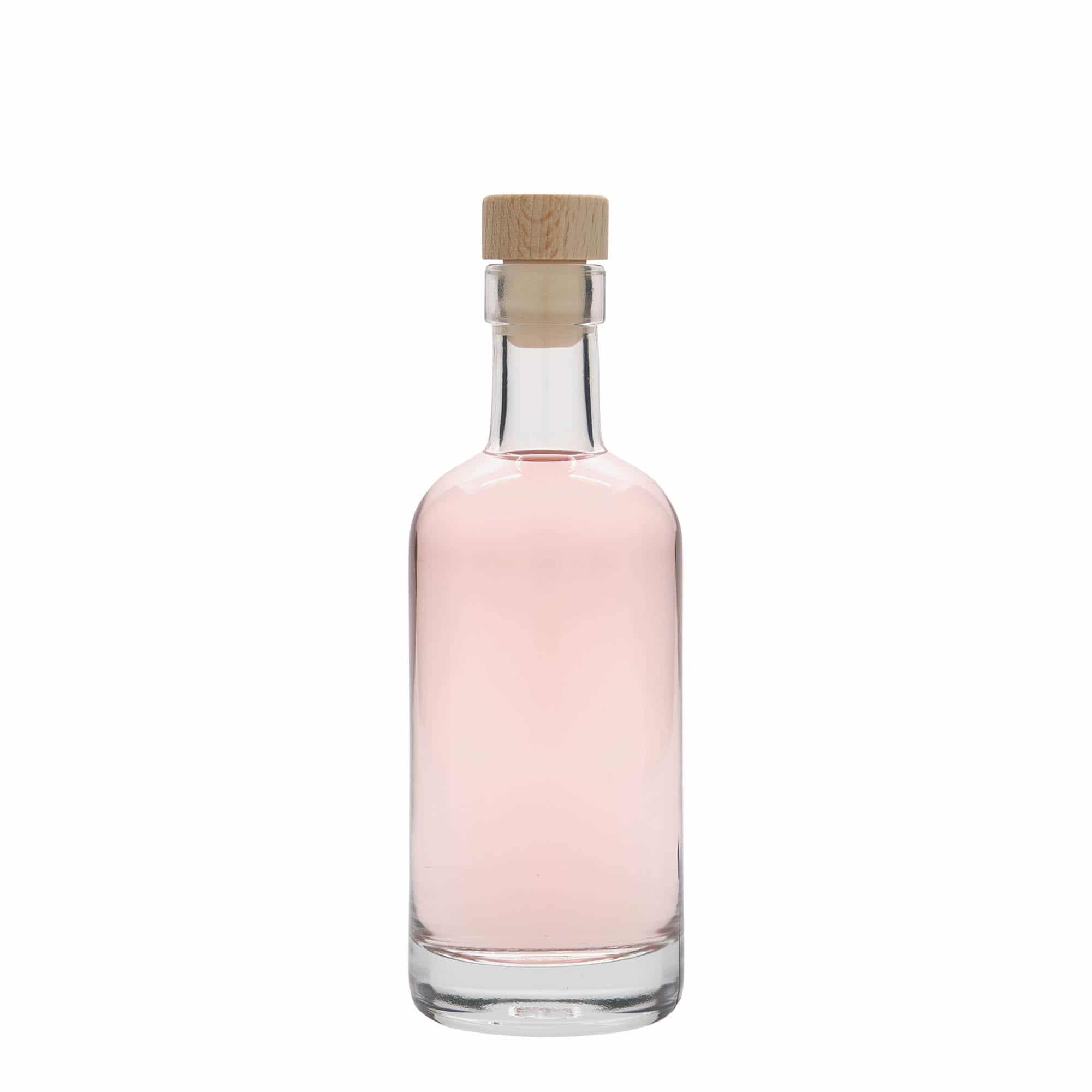 Glazen fles 'Linea Uno', 250 ml, monding: kurk