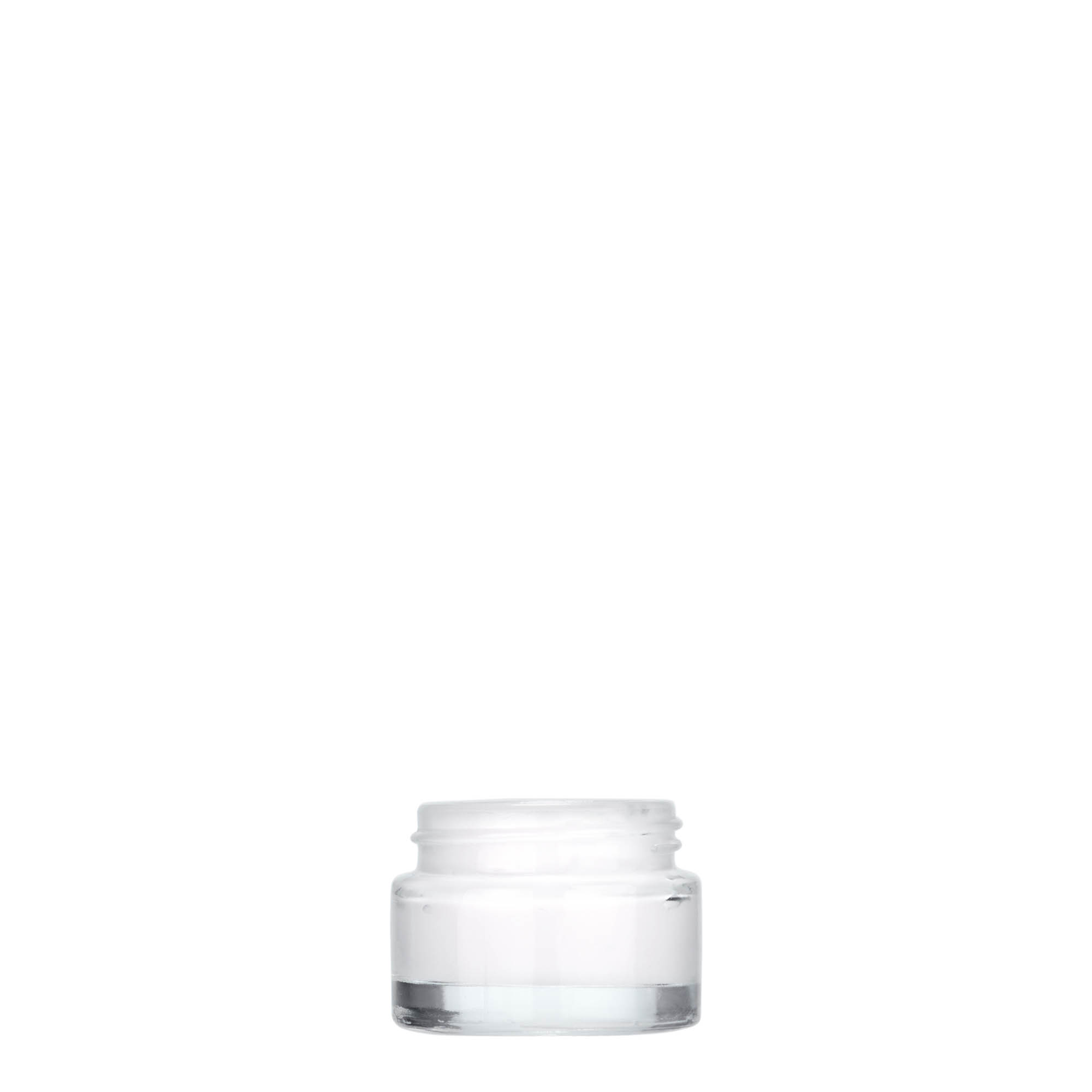 5 ml potje 'Beauty', glas, opening: schroefdop