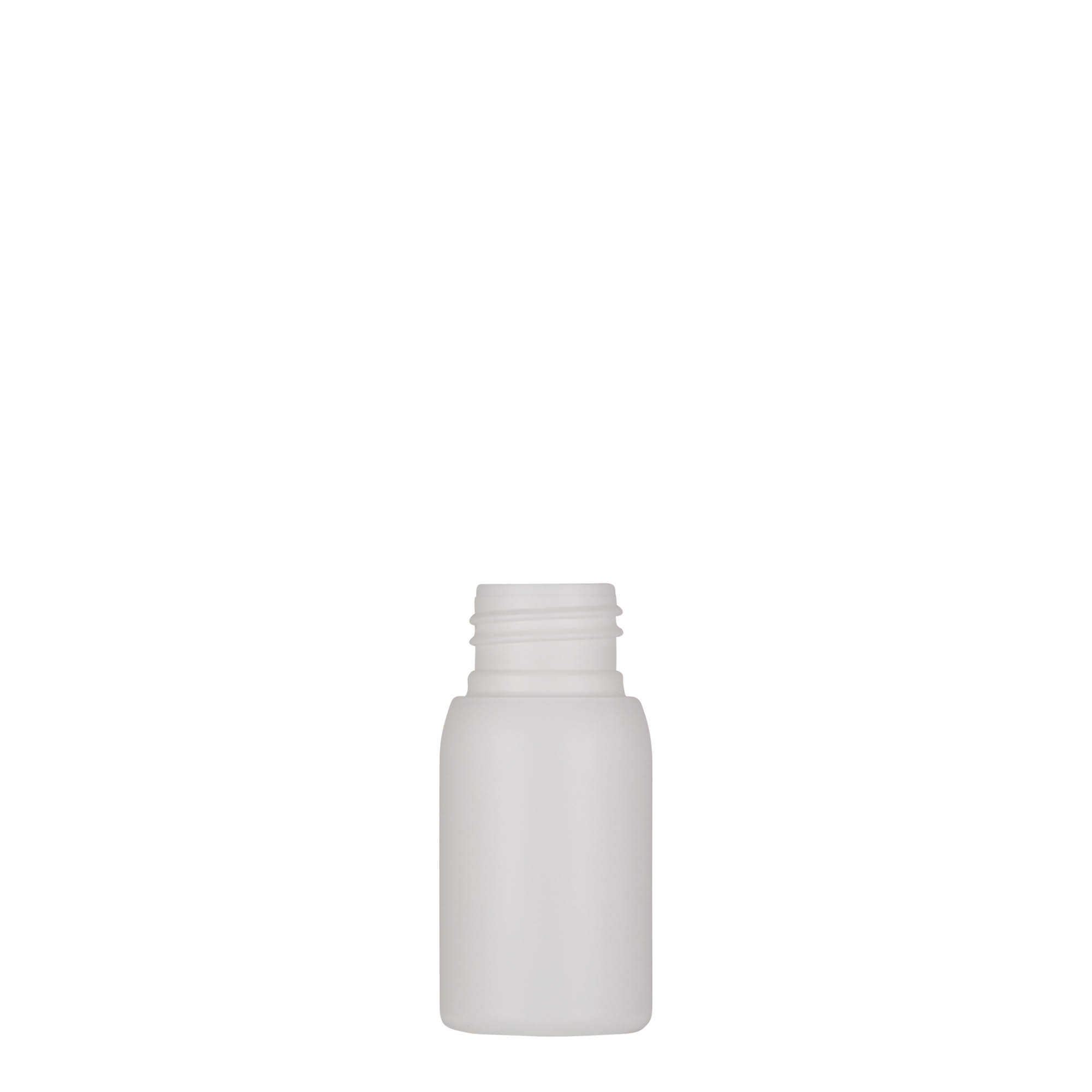 30 ml kunststoffles 'Tuffy', HDPE, wit, hals: 24/410