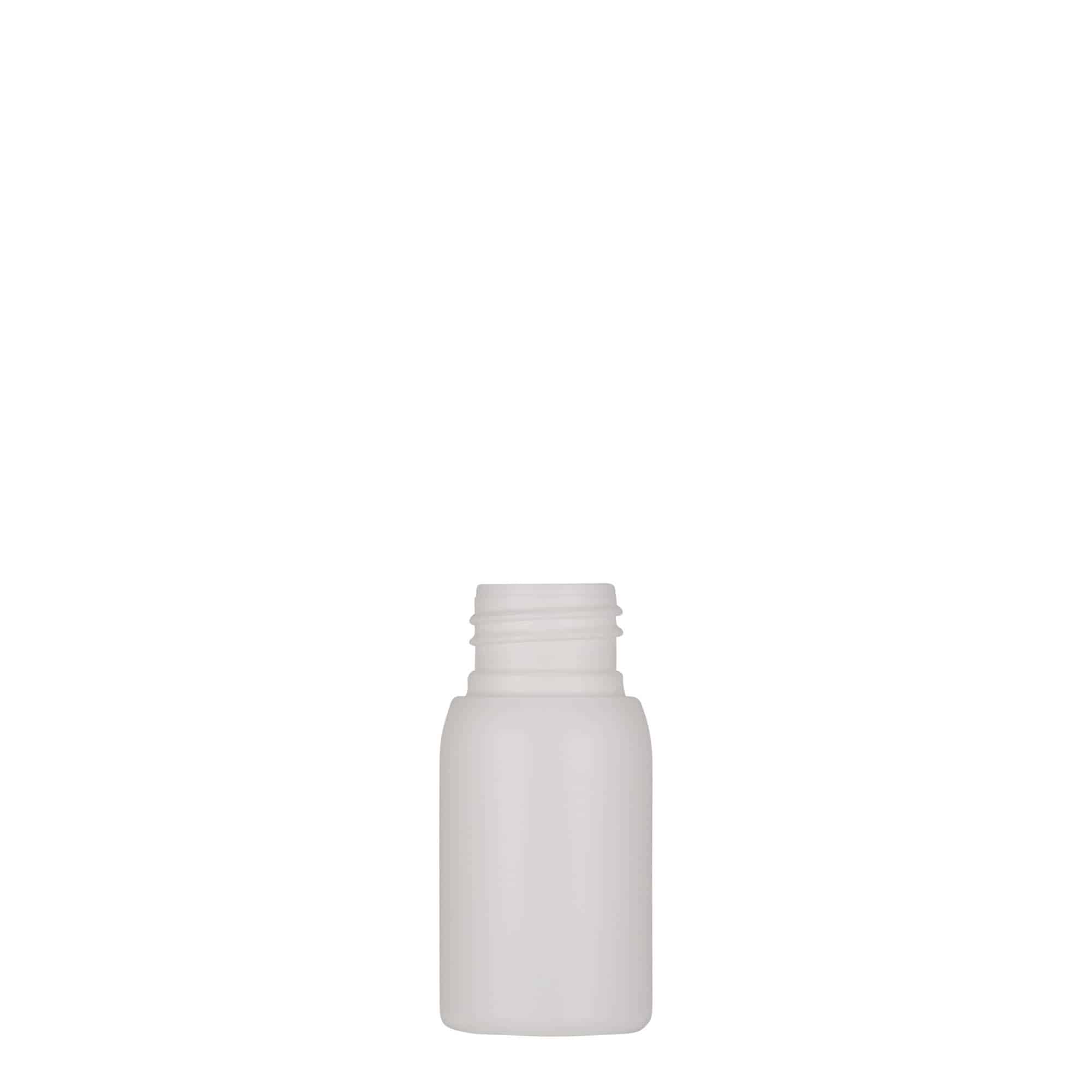 30 ml kunststoffles 'Tuffy', HDPE, wit, hals: 24/410 30 ml kunststoffles 'Tuffy', HDPE, wit, hals: 24/410