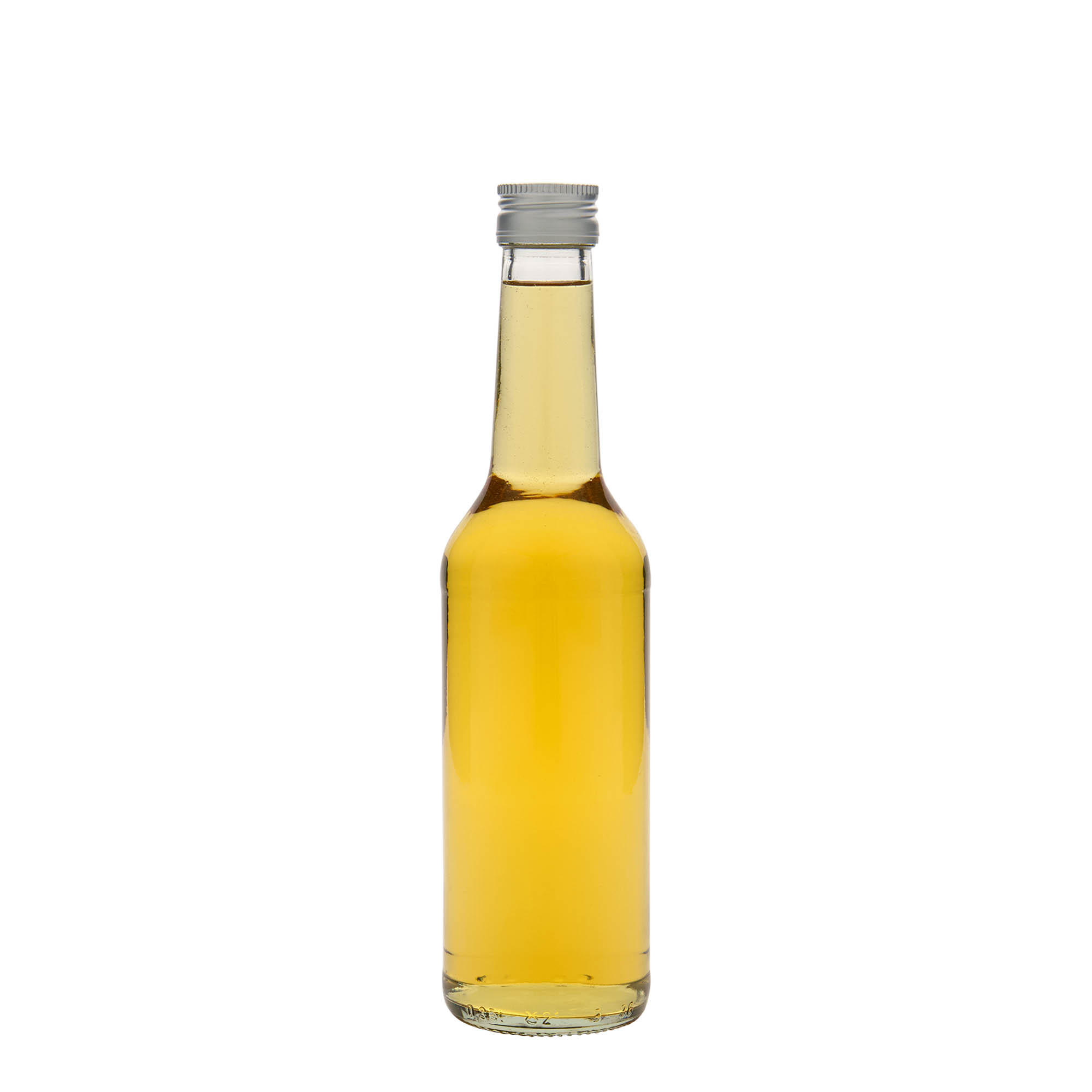 350 ml glazen fles met rechte hals, monding: PP 28 350 ml glazen fles met rechte hals, monding: PP 28