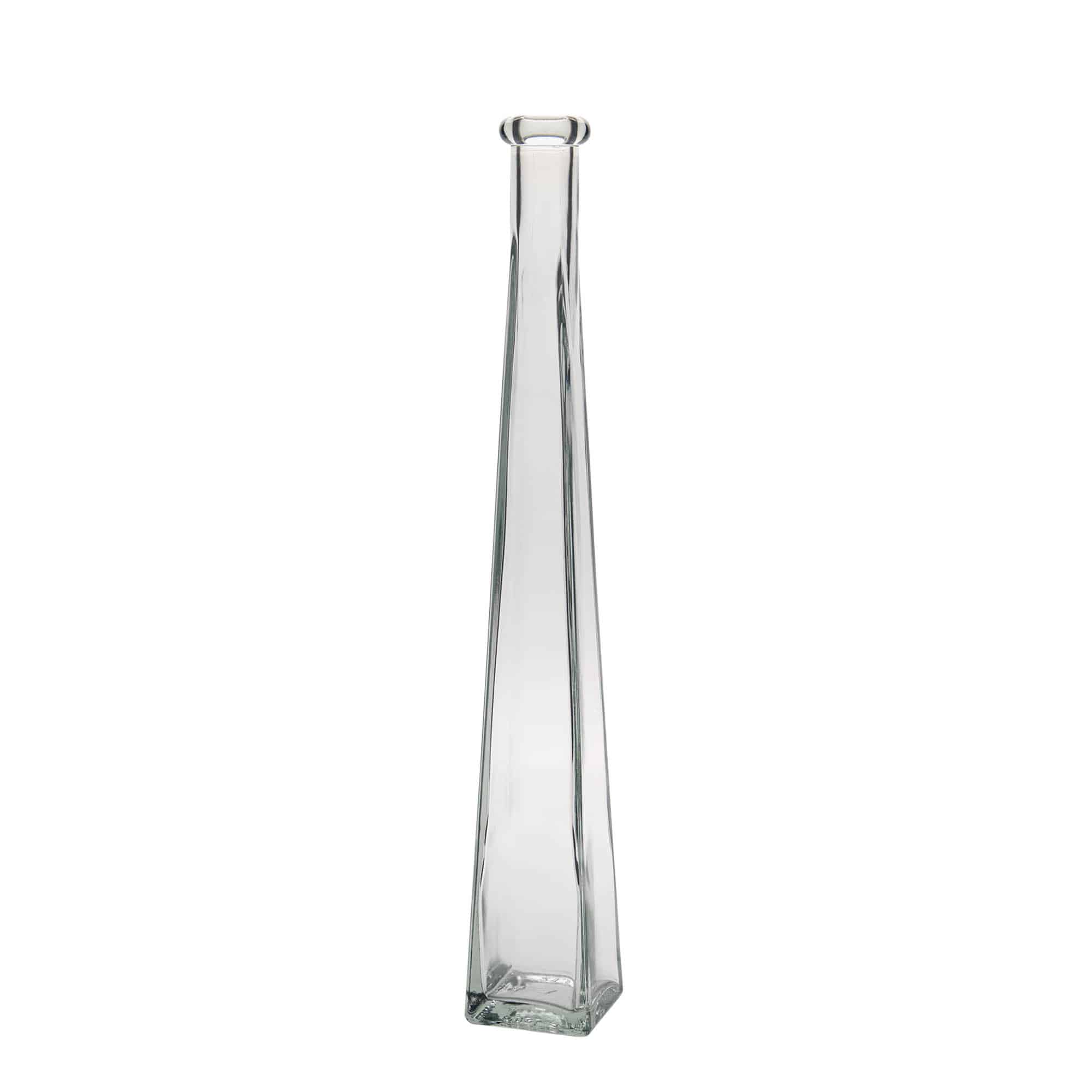200 ml glazen fles 'Dama Quadrato', vierkant, opening: kurk