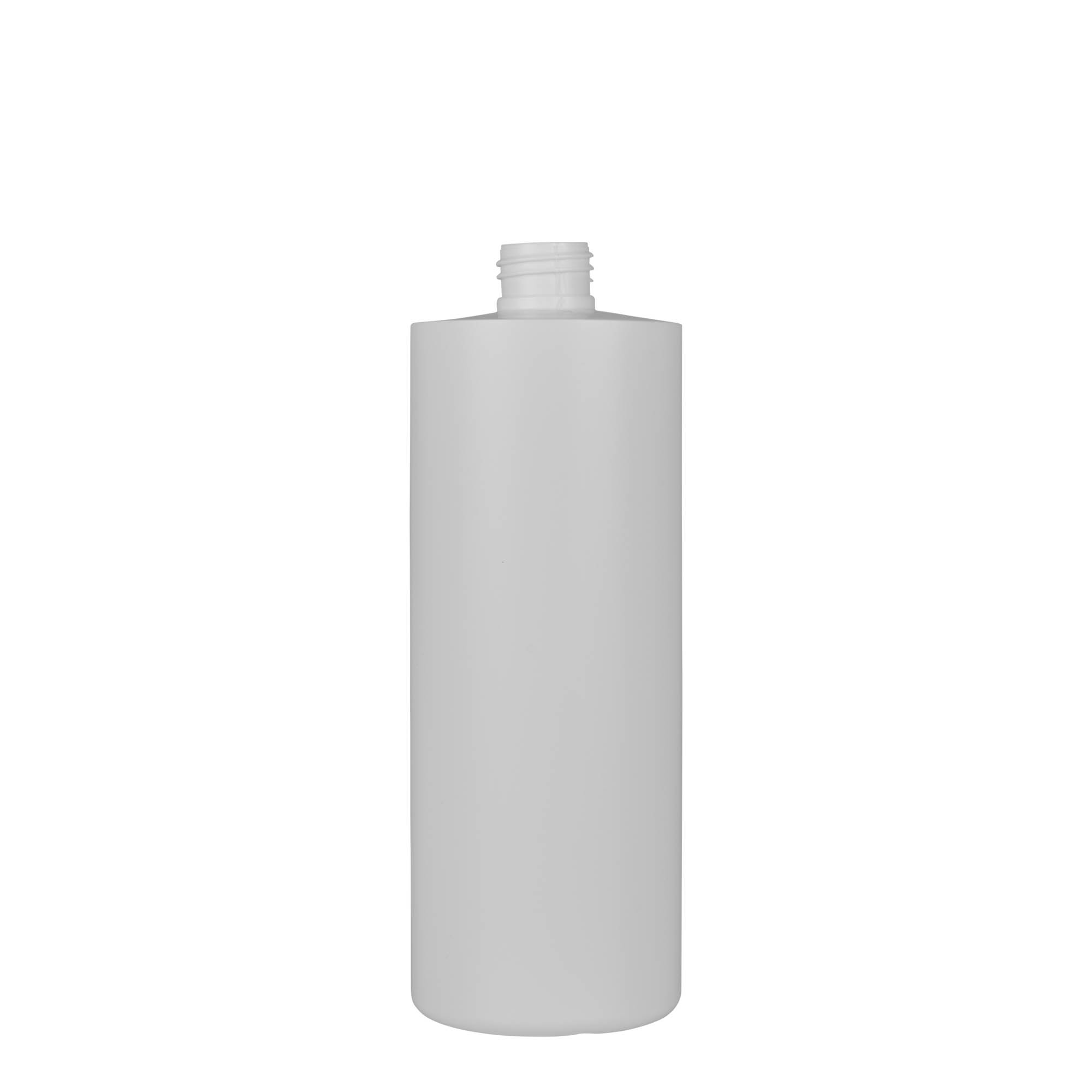 500 ml kunststoffles 'Pipe', groen HDPE, wit, mondstuk: 24/410 500 ml kunststoffles 'Pipe', groen HDPE, wit, mondstuk: 24/410