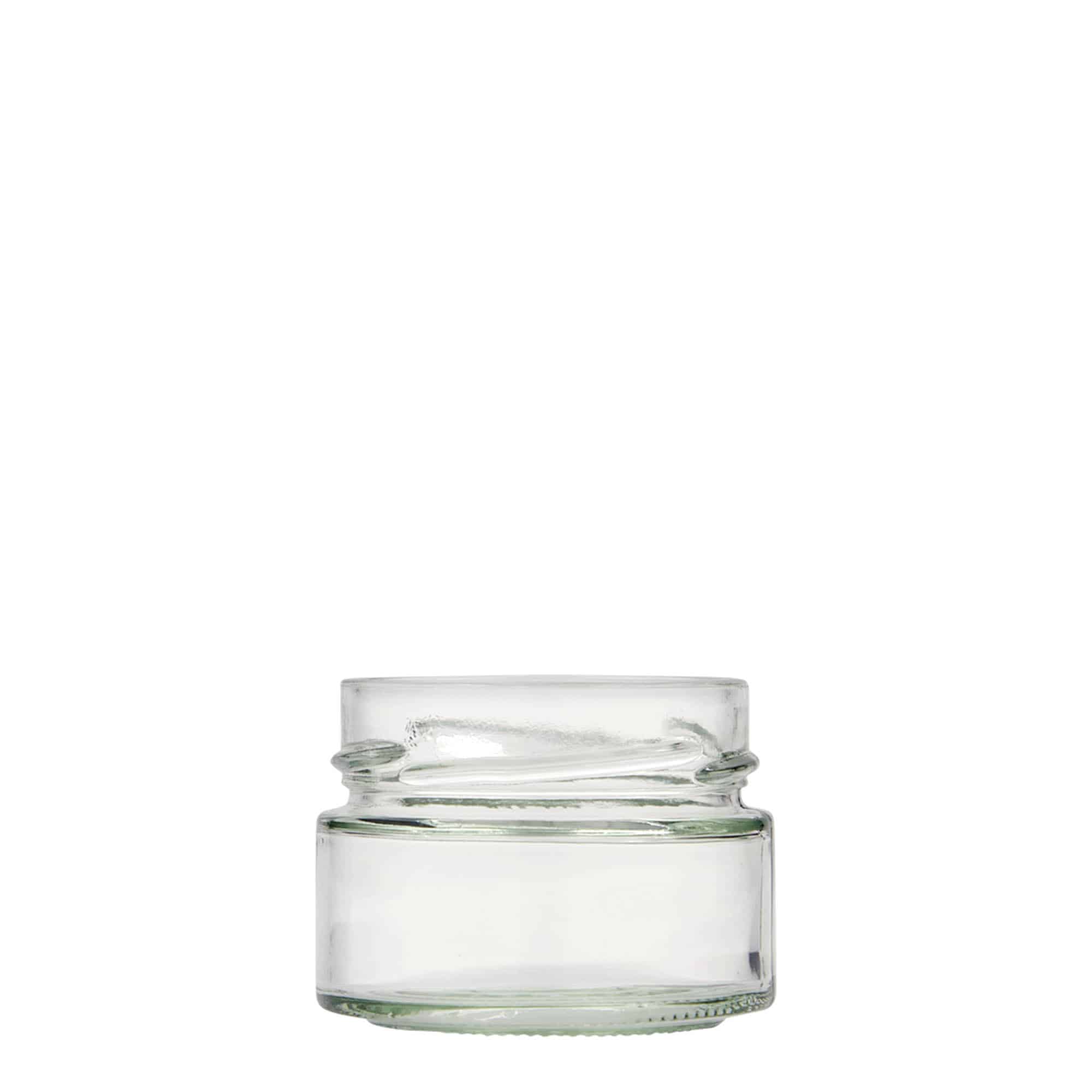 130 ml ronde glas 'Aurora', opening: Deep-Twist-Off (DTO 66)
