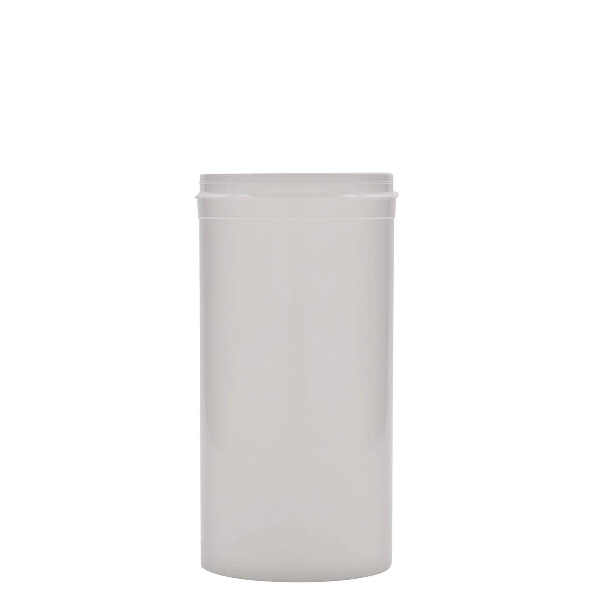655 ml doseerfles 'Securibox', PP-kunststof, wit, opening: schroefdop
