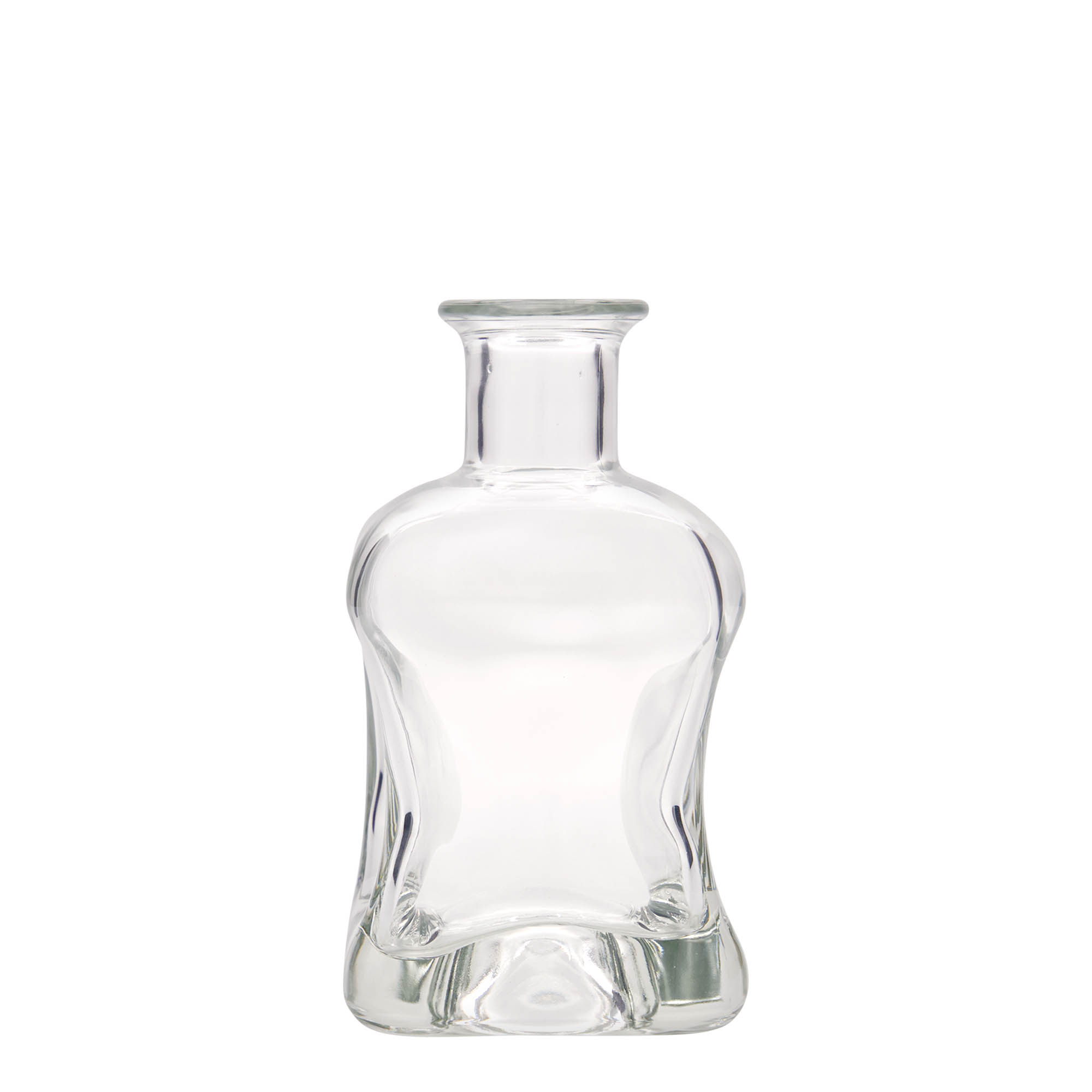 350 ml glazen fles 'Dublin', vierkant, hals: kurk 350 ml glazen fles 'Dublin', vierkant, hals: kurk