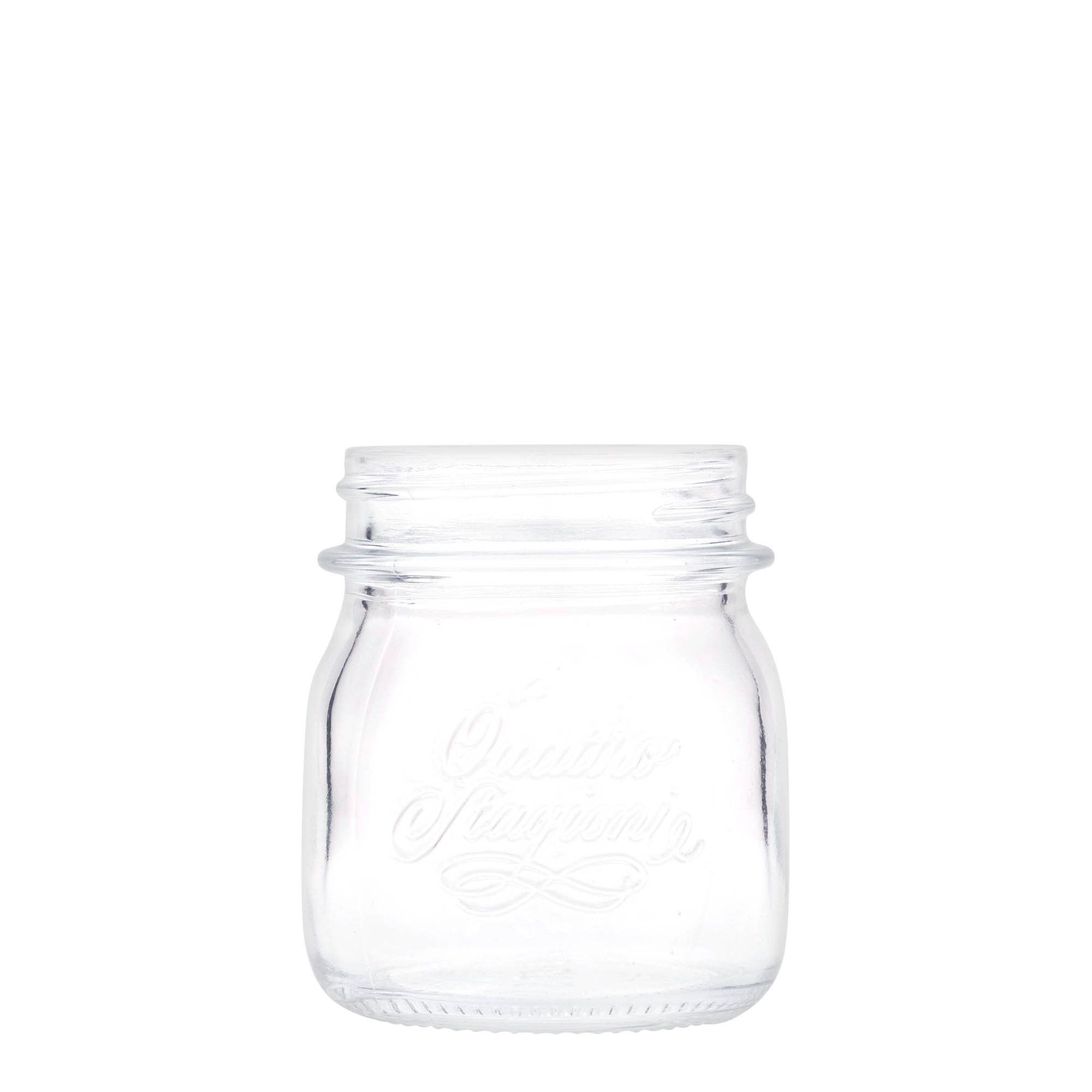 250 ml glas 'Quattro Stagioni', opening: schroefdop 250 ml glas 'Quattro Stagioni', opening: schroefdop