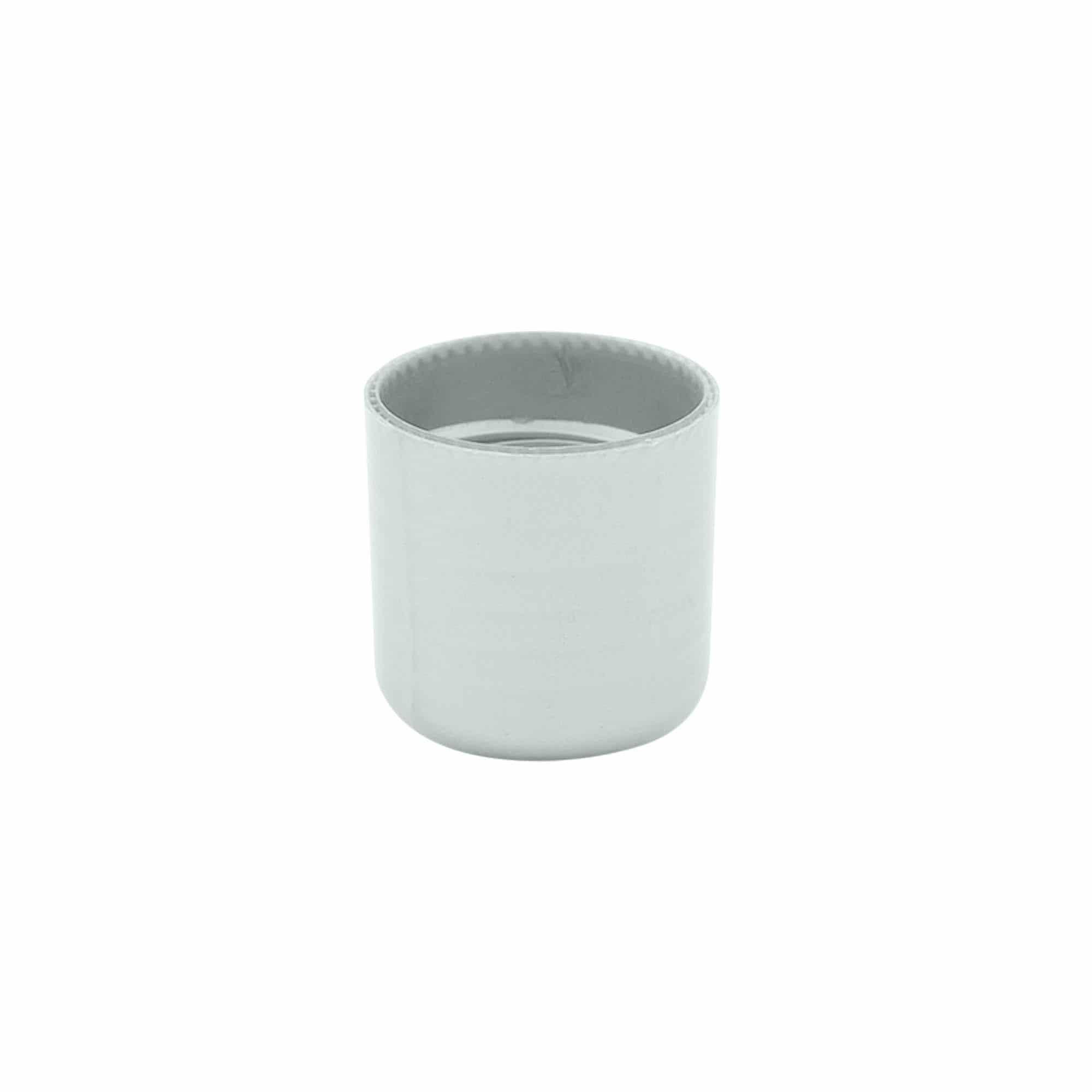Schroefsluiting met doseerdop, PP-kunststof, zilver, voor monding: 24/410