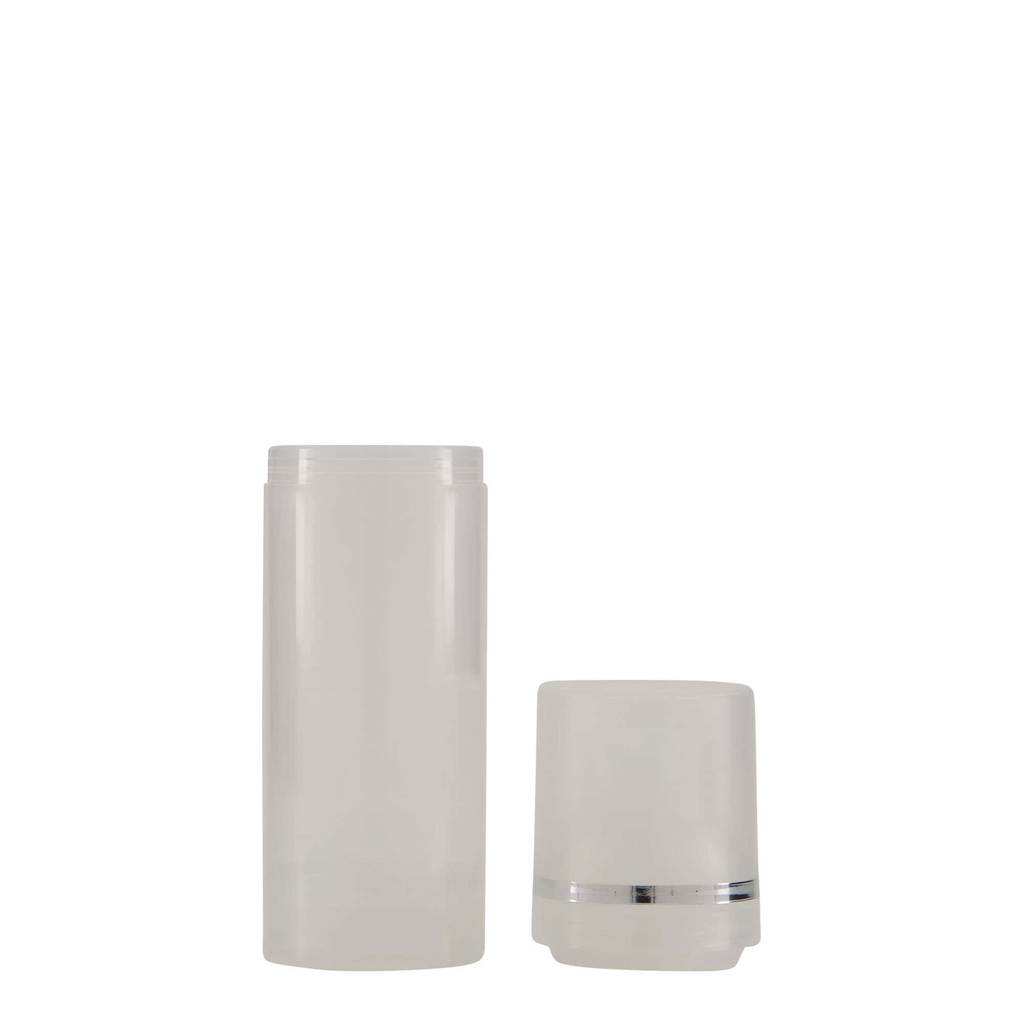 50 ml Airless Dispenser 'Mezzo', PP-kunststof, natuur 50 ml Airless Dispenser 'Mezzo', PP-kunststof, natuur