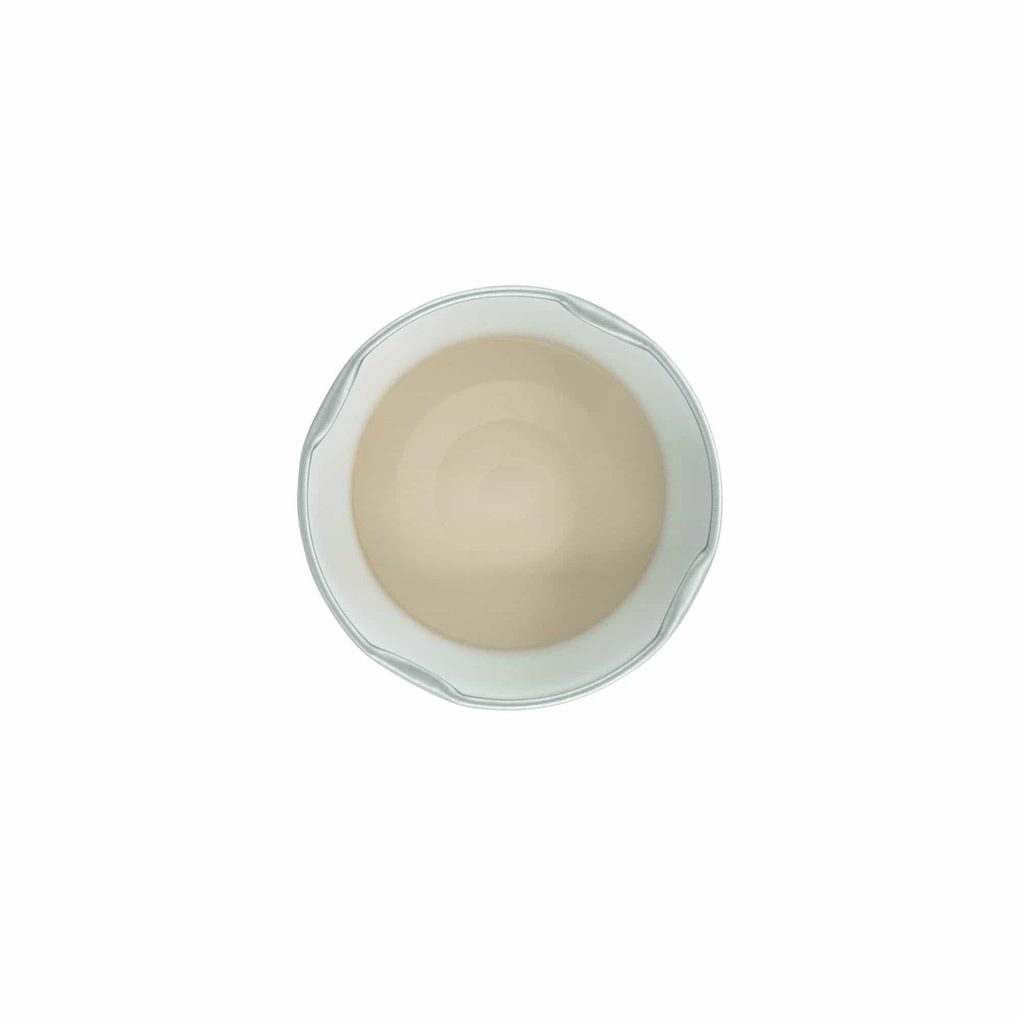 Deep-Twist-Off-sluiting, witblik, zilver, voor opening: Deep-TO 63 Deep-Twist-Off-sluiting, witblik, zilver, voor opening: Deep-TO 63