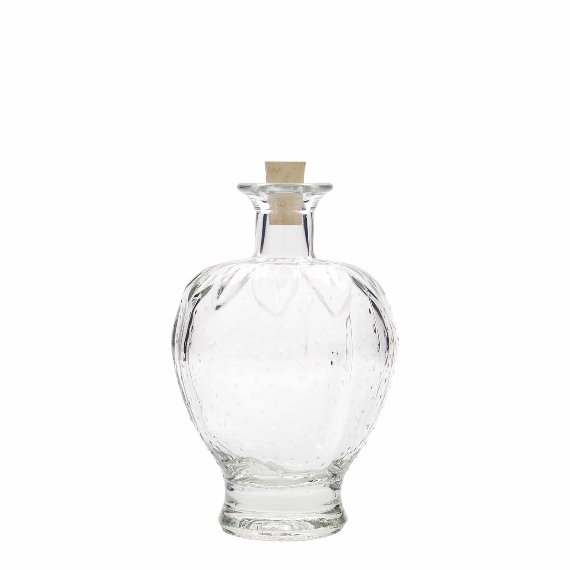 200 ml glazen fles 'Aardbei', opening: kurk