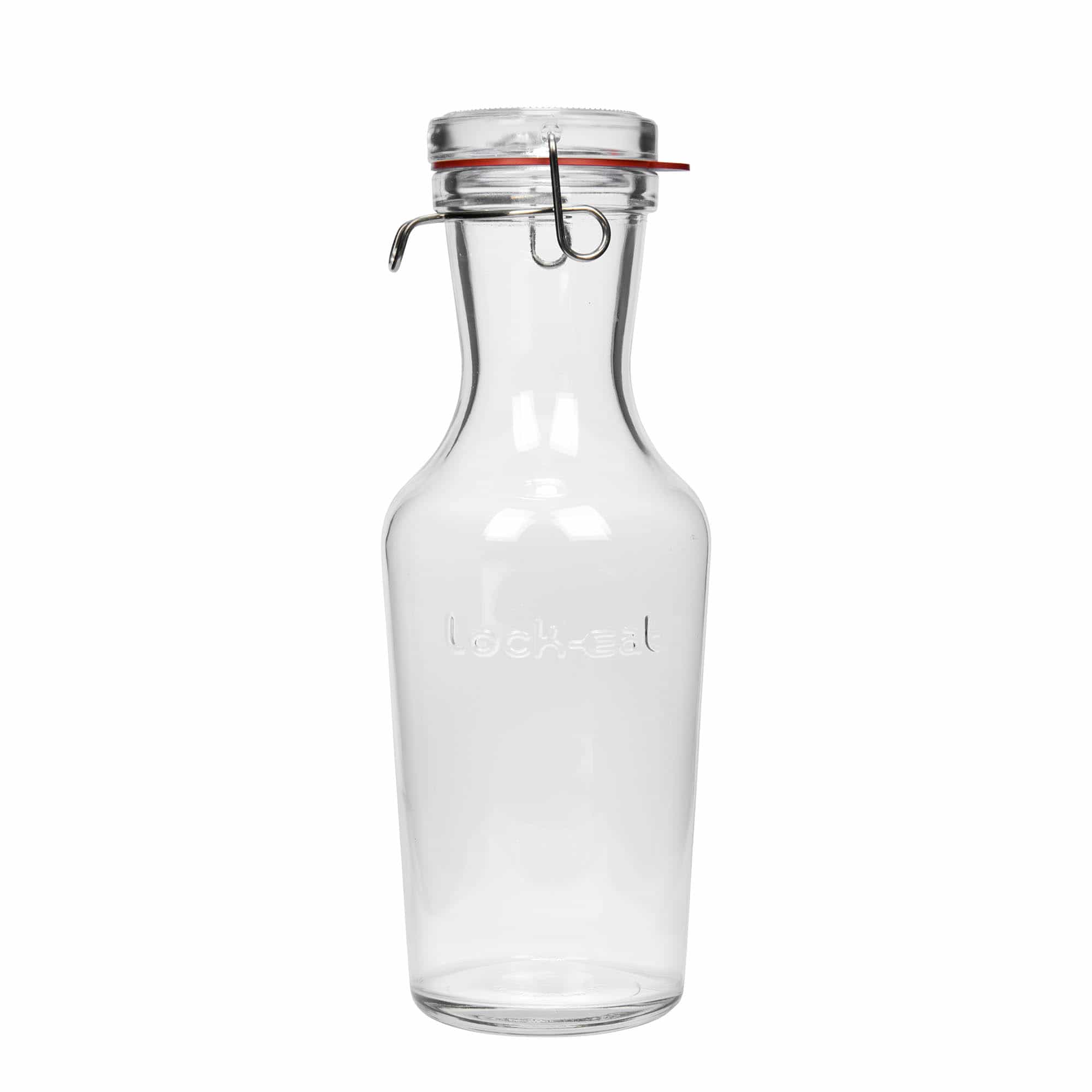 1.000 ml glazen karaf 'Lock-Eat', mondstuk: draadsluitingsbeugel 1.000 ml glazen karaf 'Lock-Eat', mondstuk: draadsluitingsbeugel