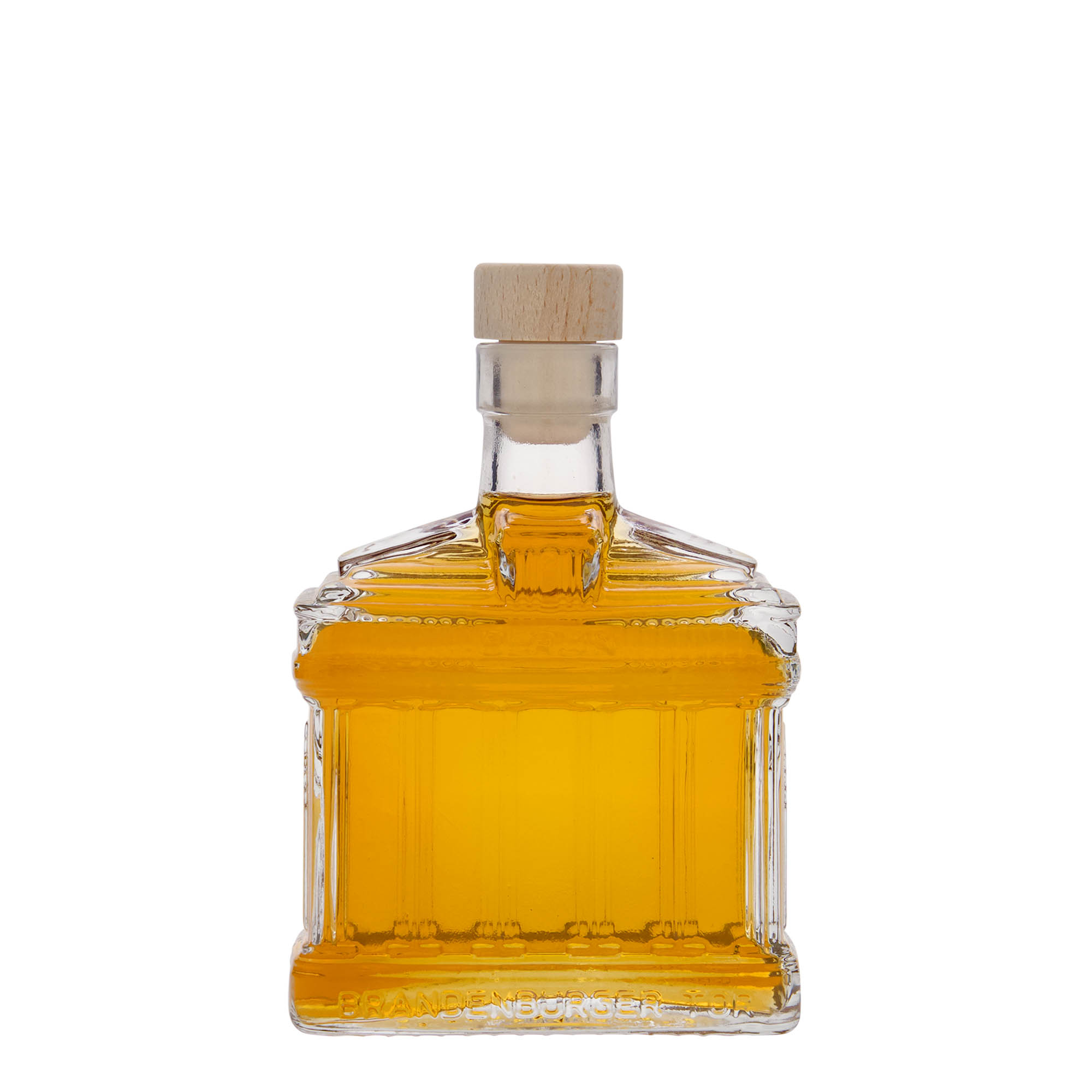 200 ml glazen fles 'Brandenburger Tor', opening: kurk