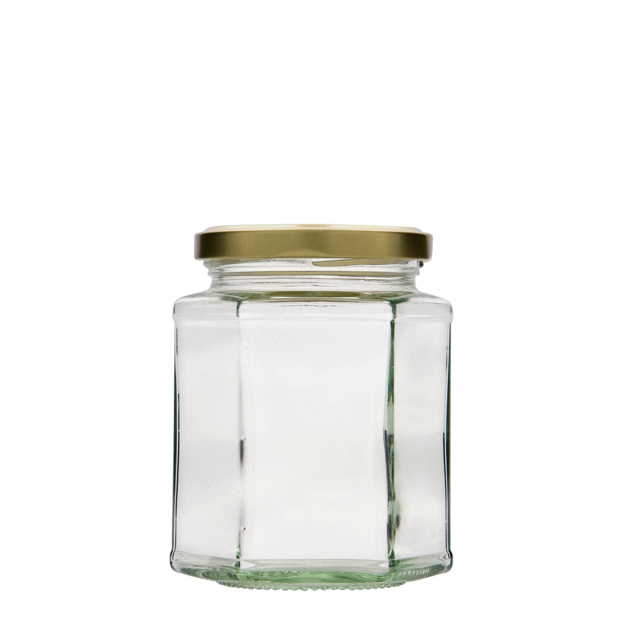324 ml zeskantglas, opening: twist-off (TO 66) 324 ml zeskantglas, opening: twist-off (TO 66)